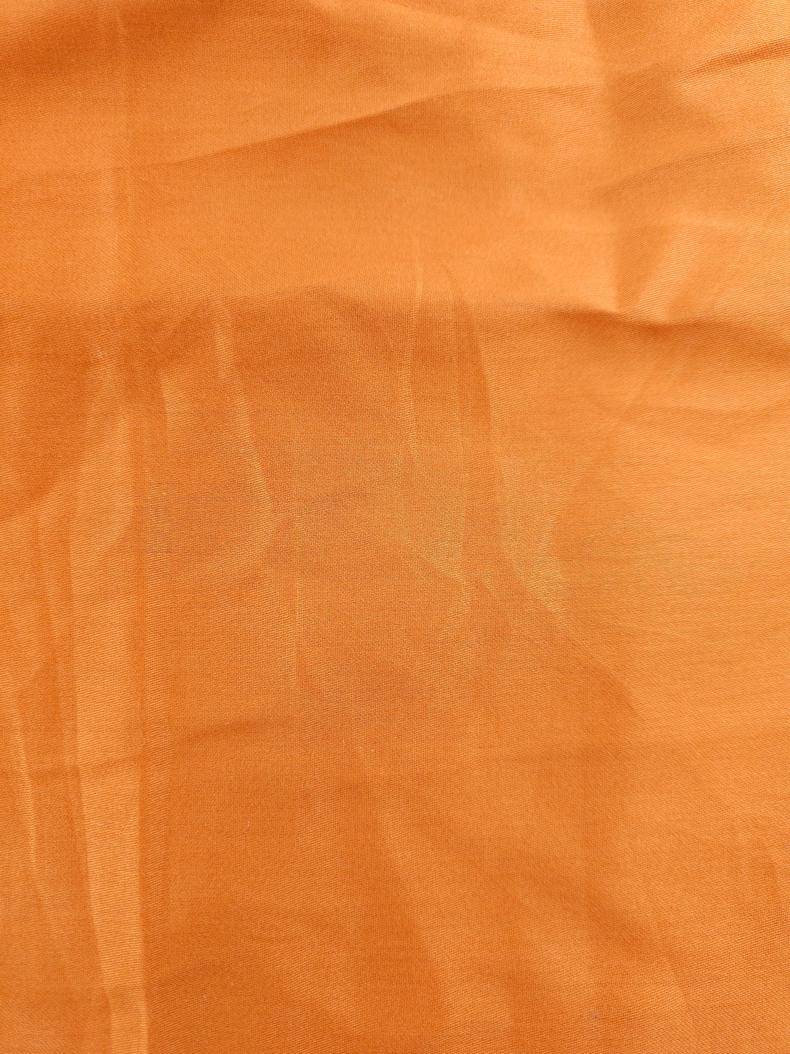 Orange Cotton Sateen - 1.75m Piece
