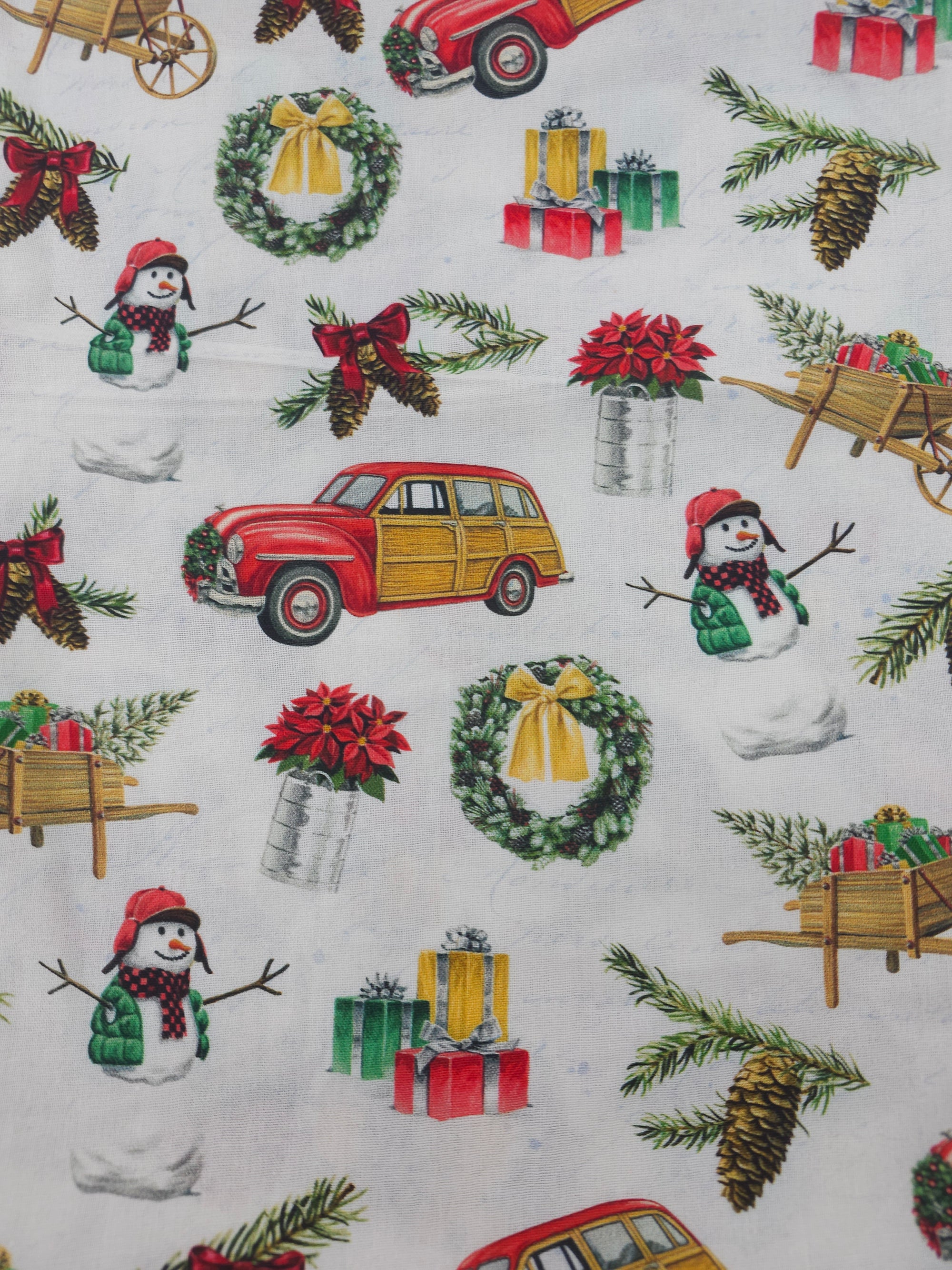 Winter roadtrip Cotton- 3.5m piece