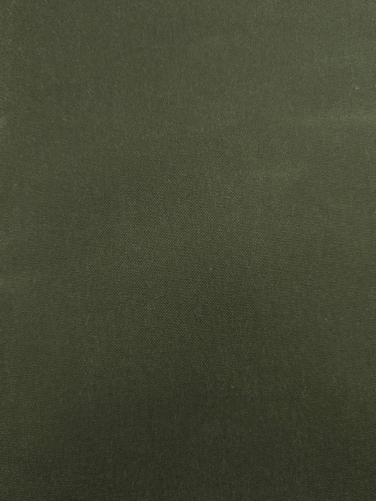 Deep Khaki Green Structured Wax Cotton