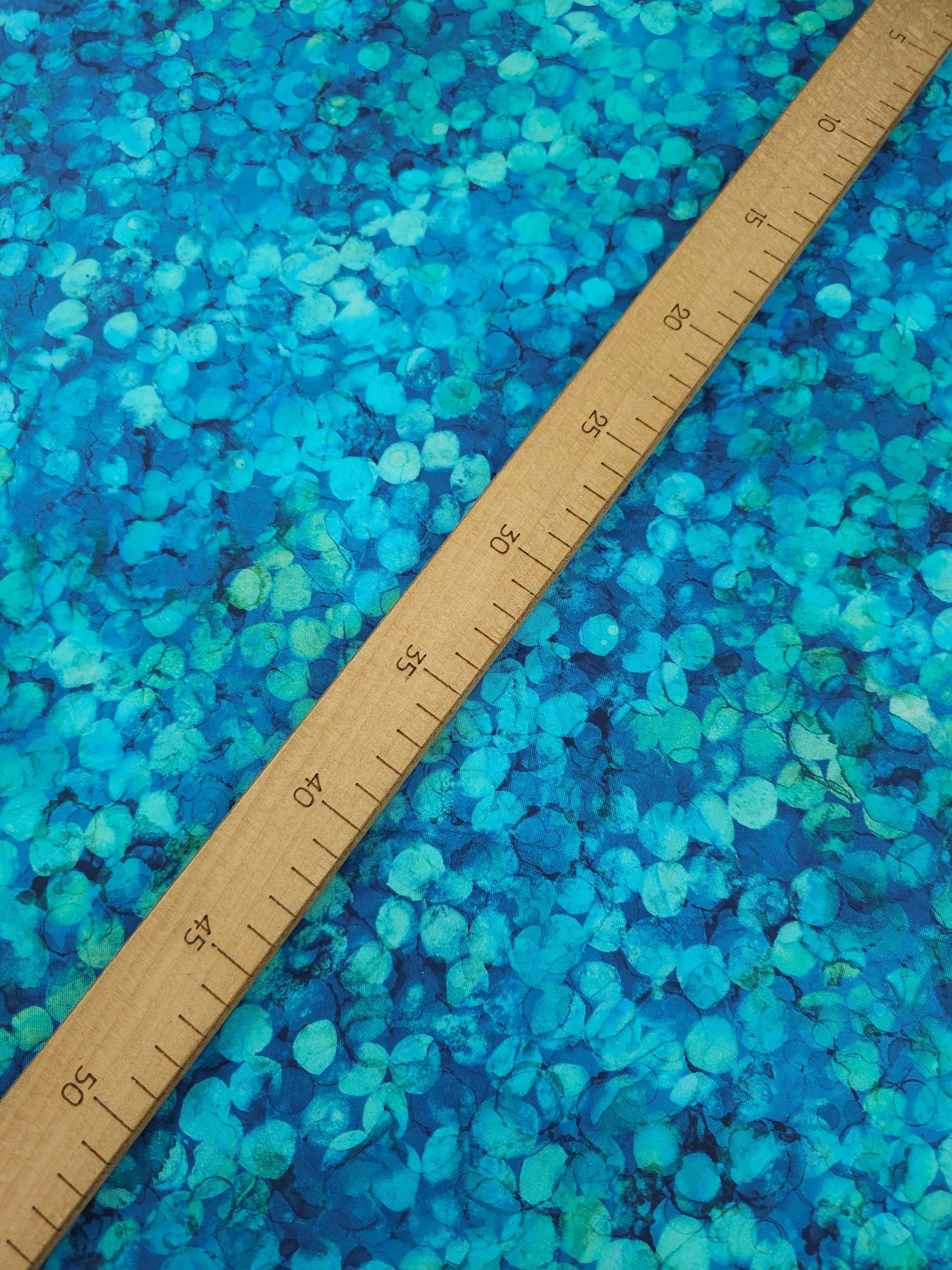 Aqua Confetti Utopia 100% Cotton