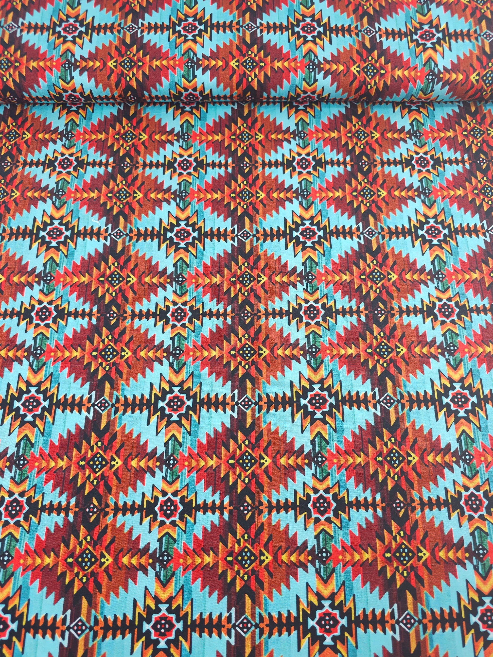 Abstract Boho Southwest 100% Cotton