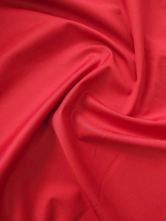 Red Brushed Cotton Tencel