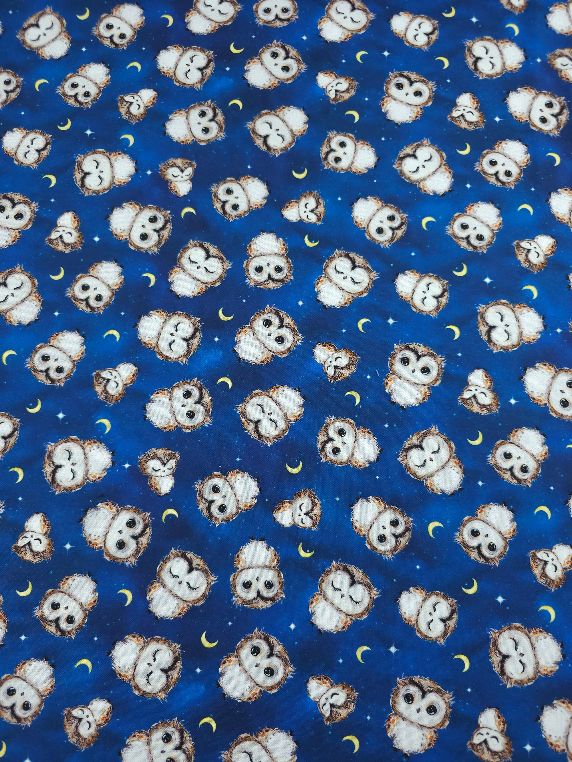 Midnight Owls 100% Cotton