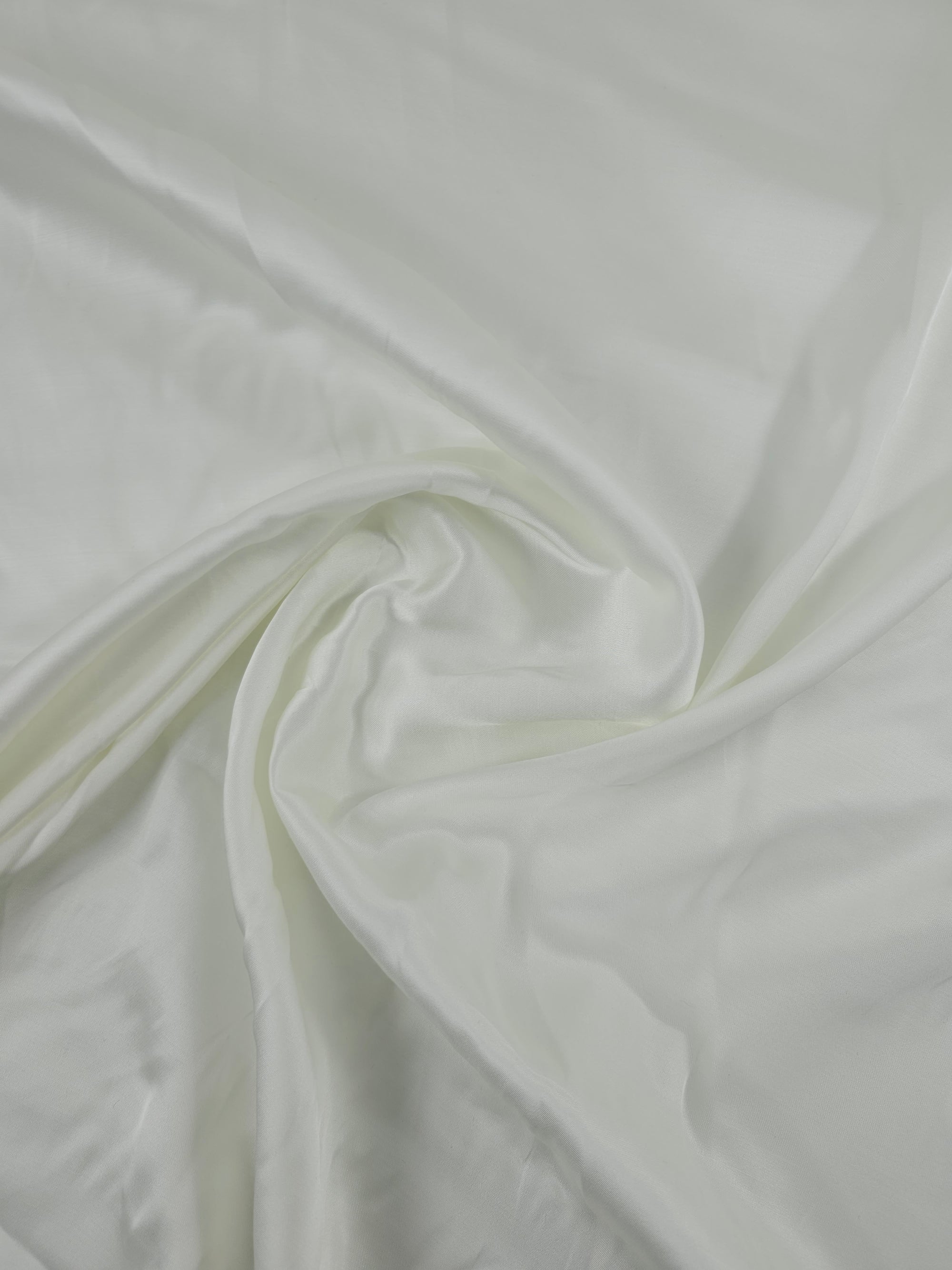 Off-White Lightweight Viscose Satin