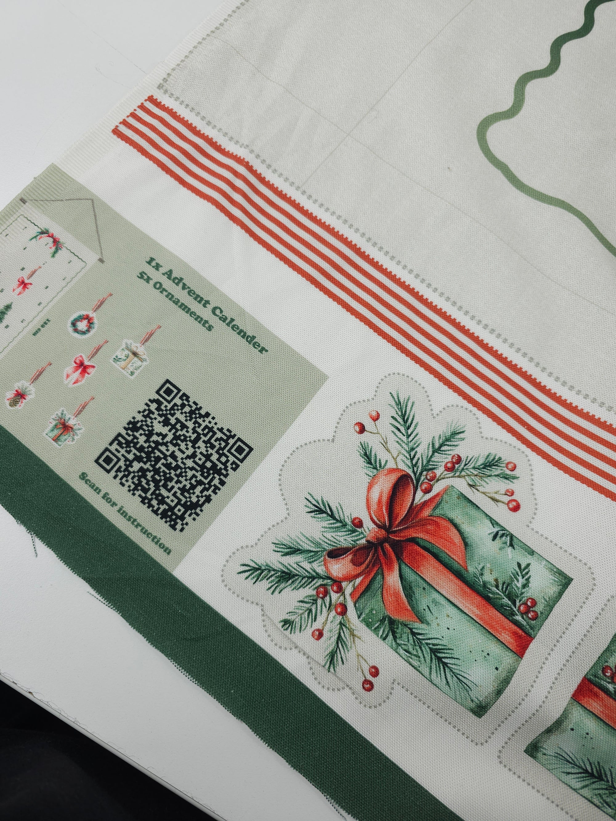 *Sew Your Own* Christmas Woodland Advent Calendar Canvas Cotton