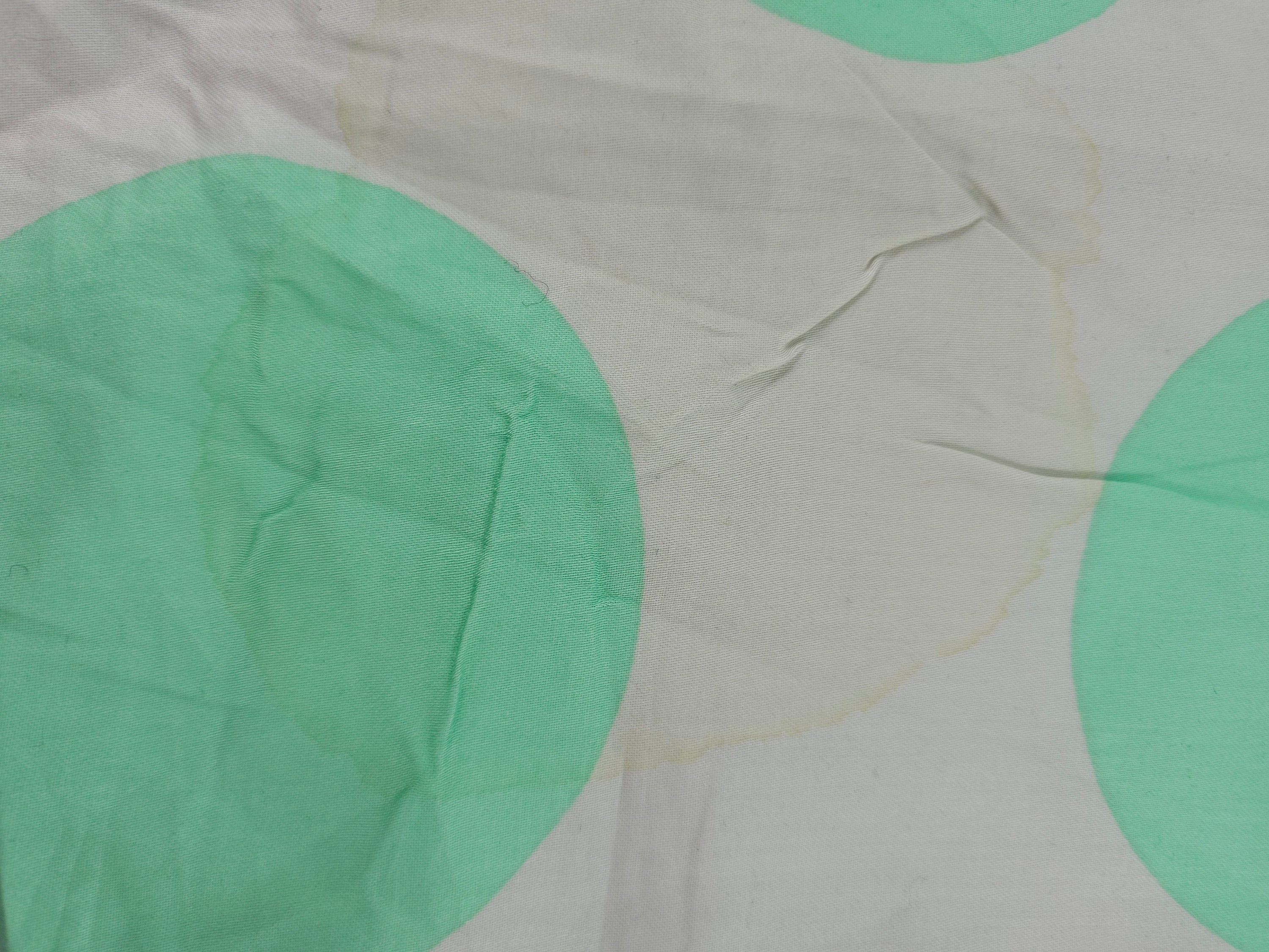 Mint/Grey Free Fall Polka Bird Cotton Sateen - 0.90m Piece