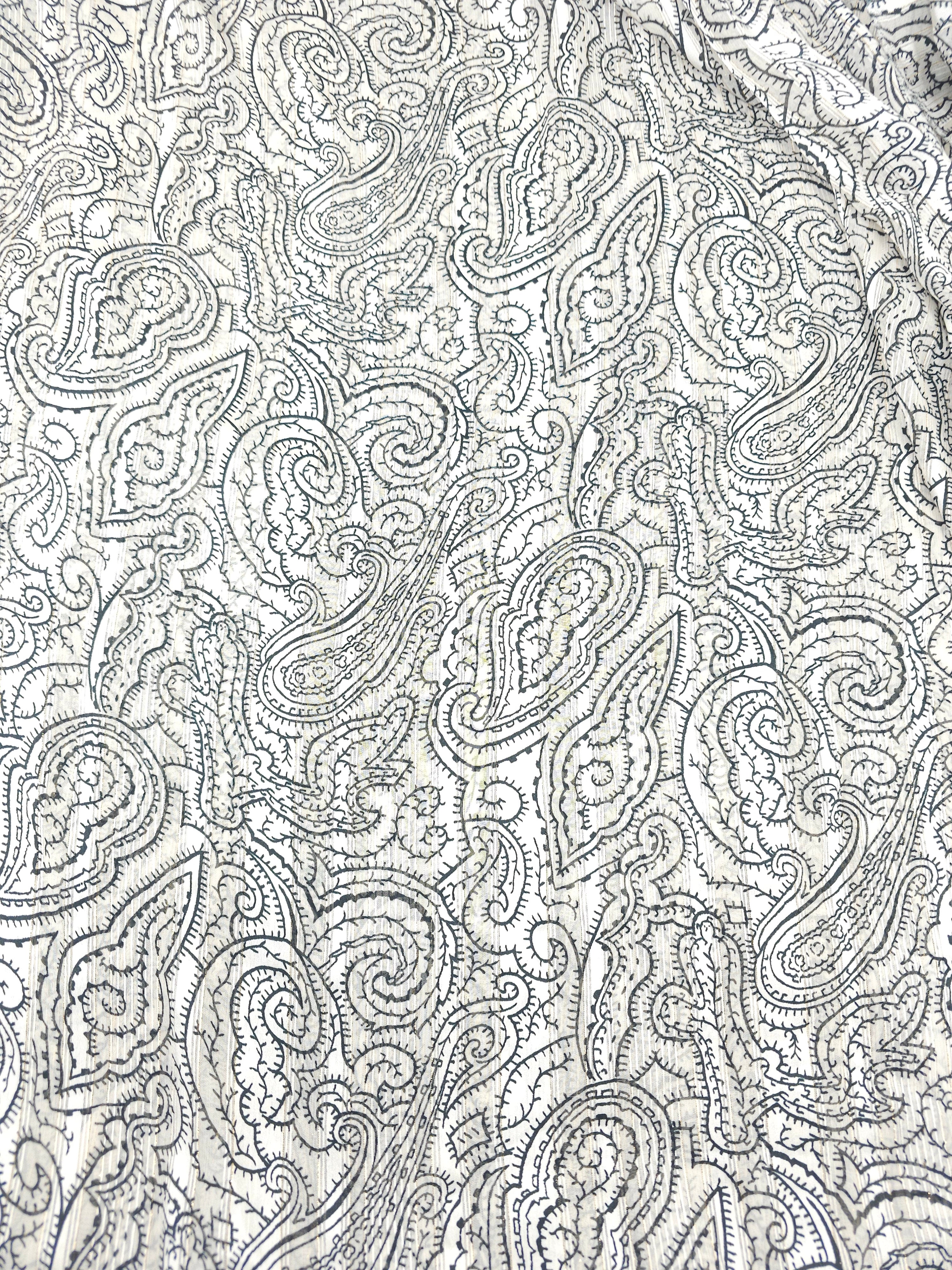 Line wiggle Viscose crepe- 5m piece