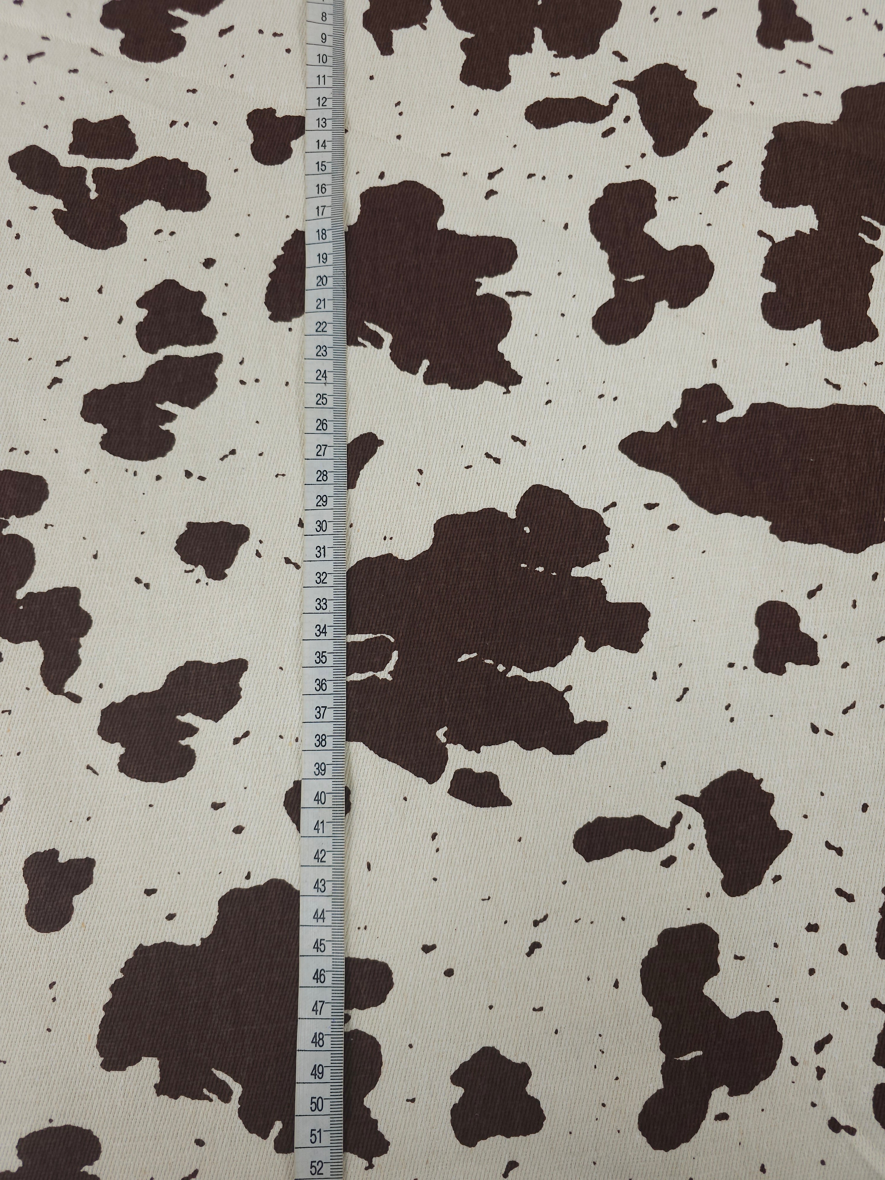 Brown Speckle Cow Denim