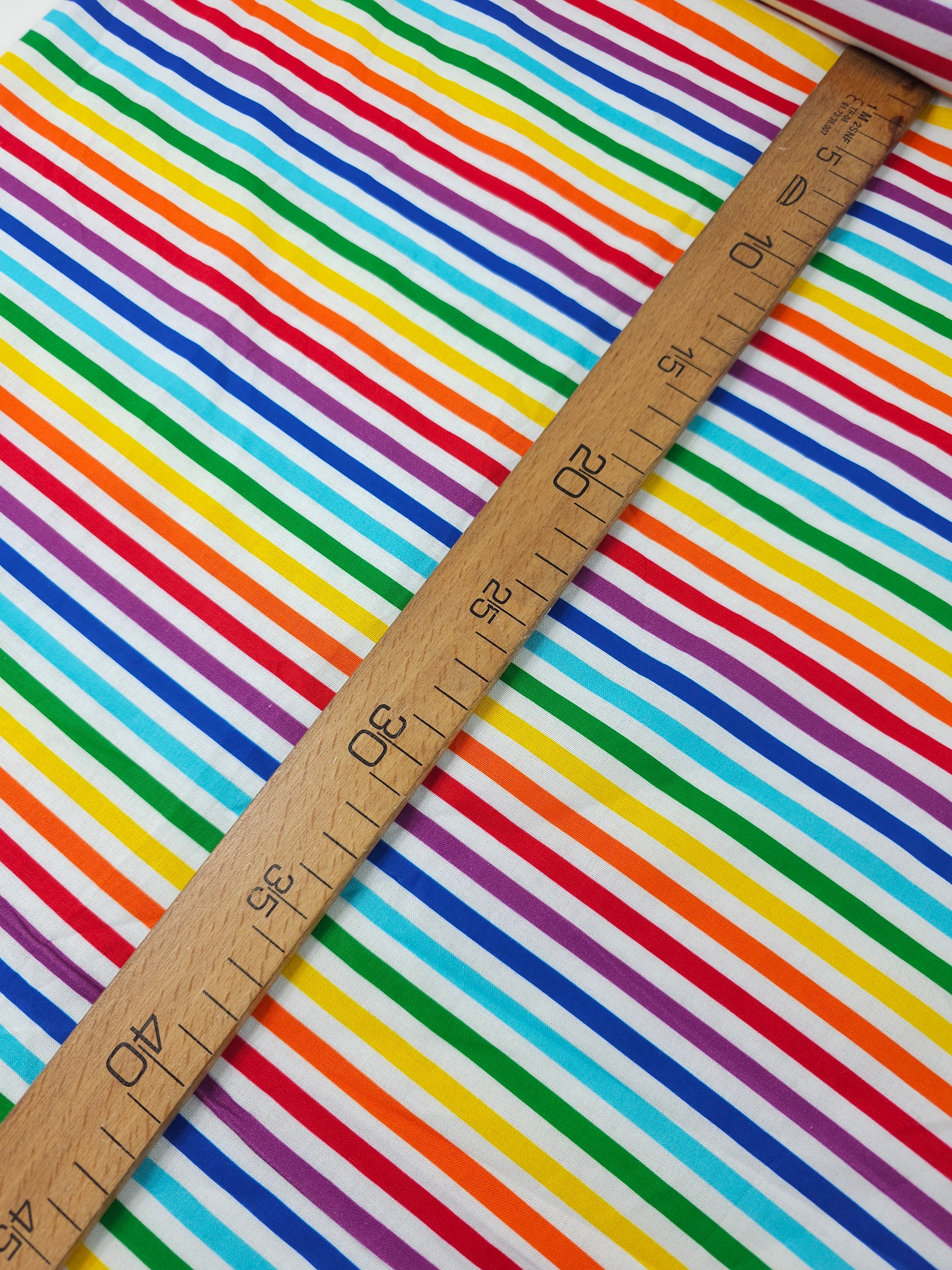 Rainbow Stripe 100% Cotton