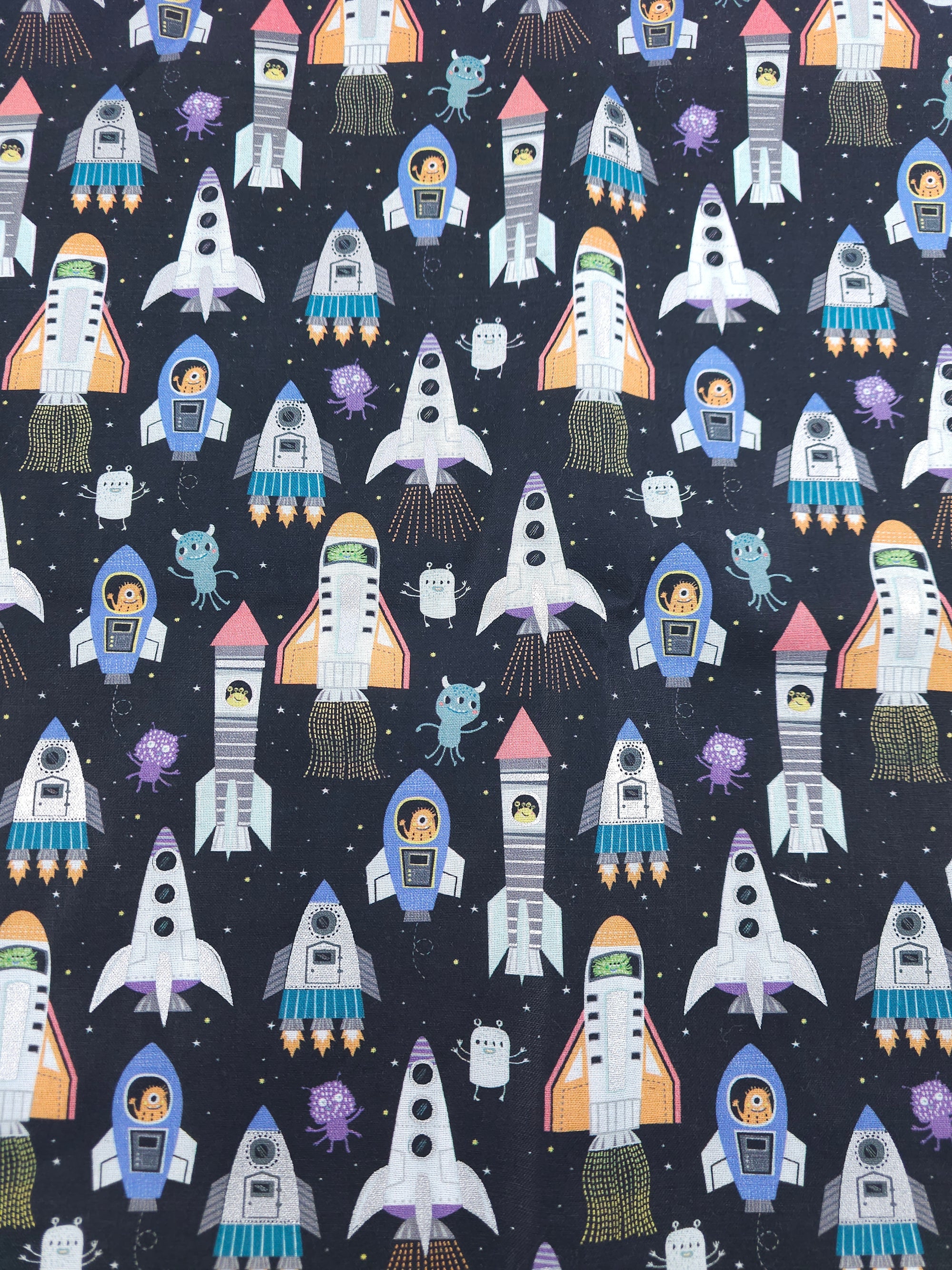 Outer Space Adventure Cotton - 1.6m Piece