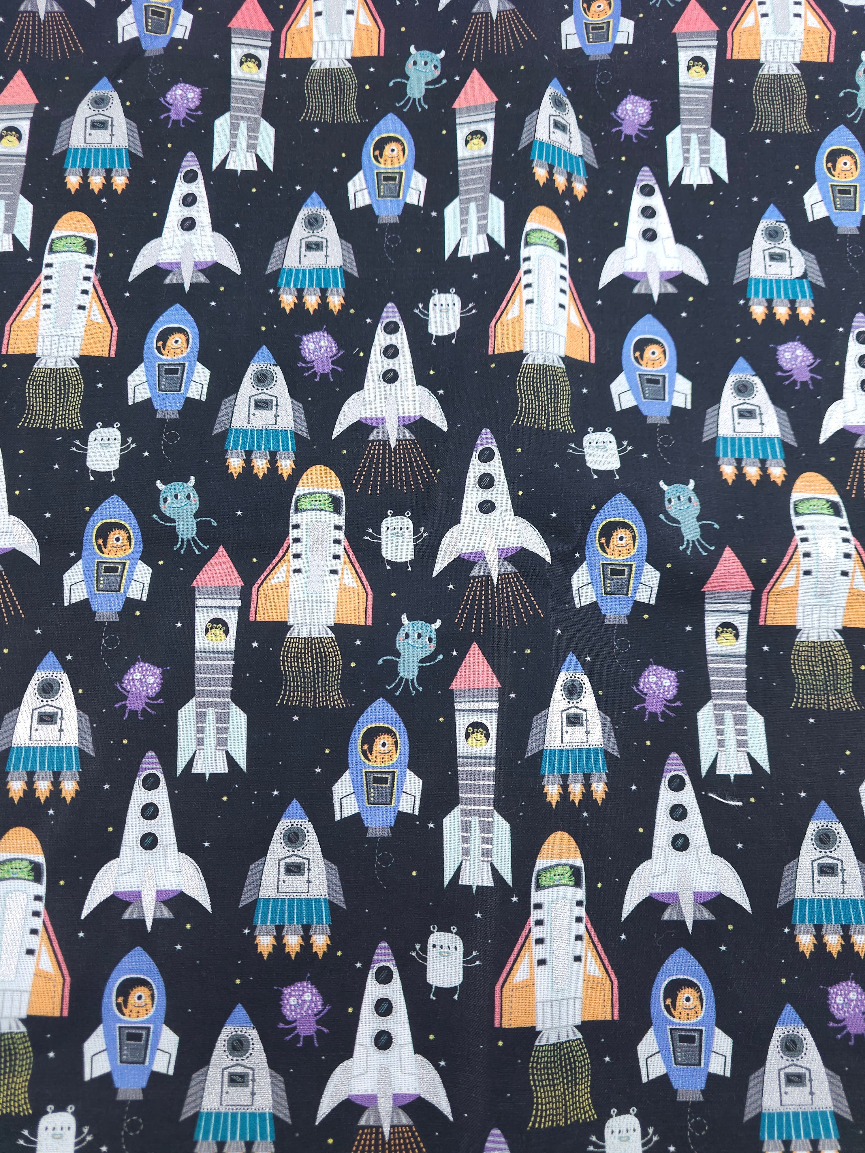 Outer Space Adventure Cotton - 1.6m Piece