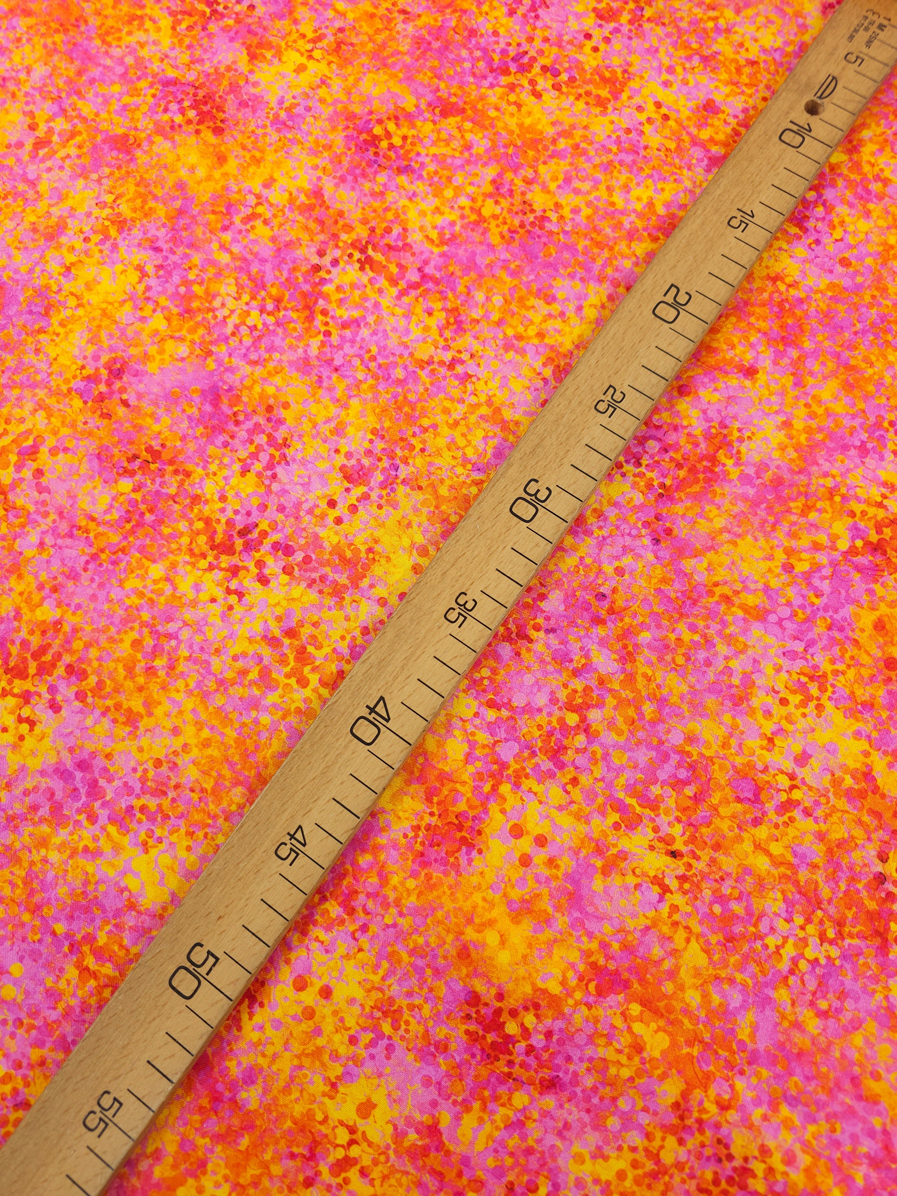 Sunset Confetti Dots 100% Cotton 106" *EXTRA WIDE*