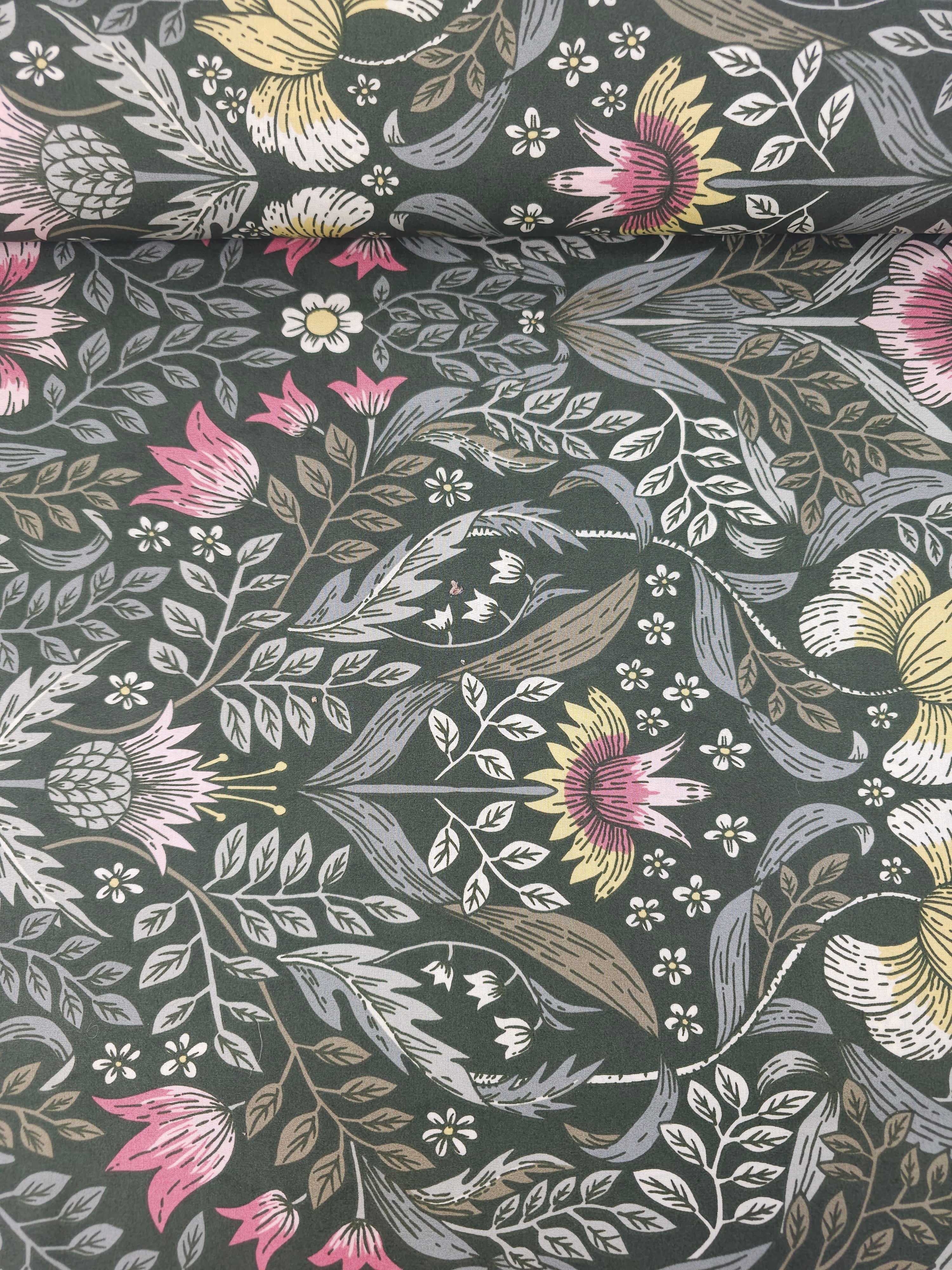 Forest Floral 100% Cotton 82” - Ikea *EXTRA WIDE*