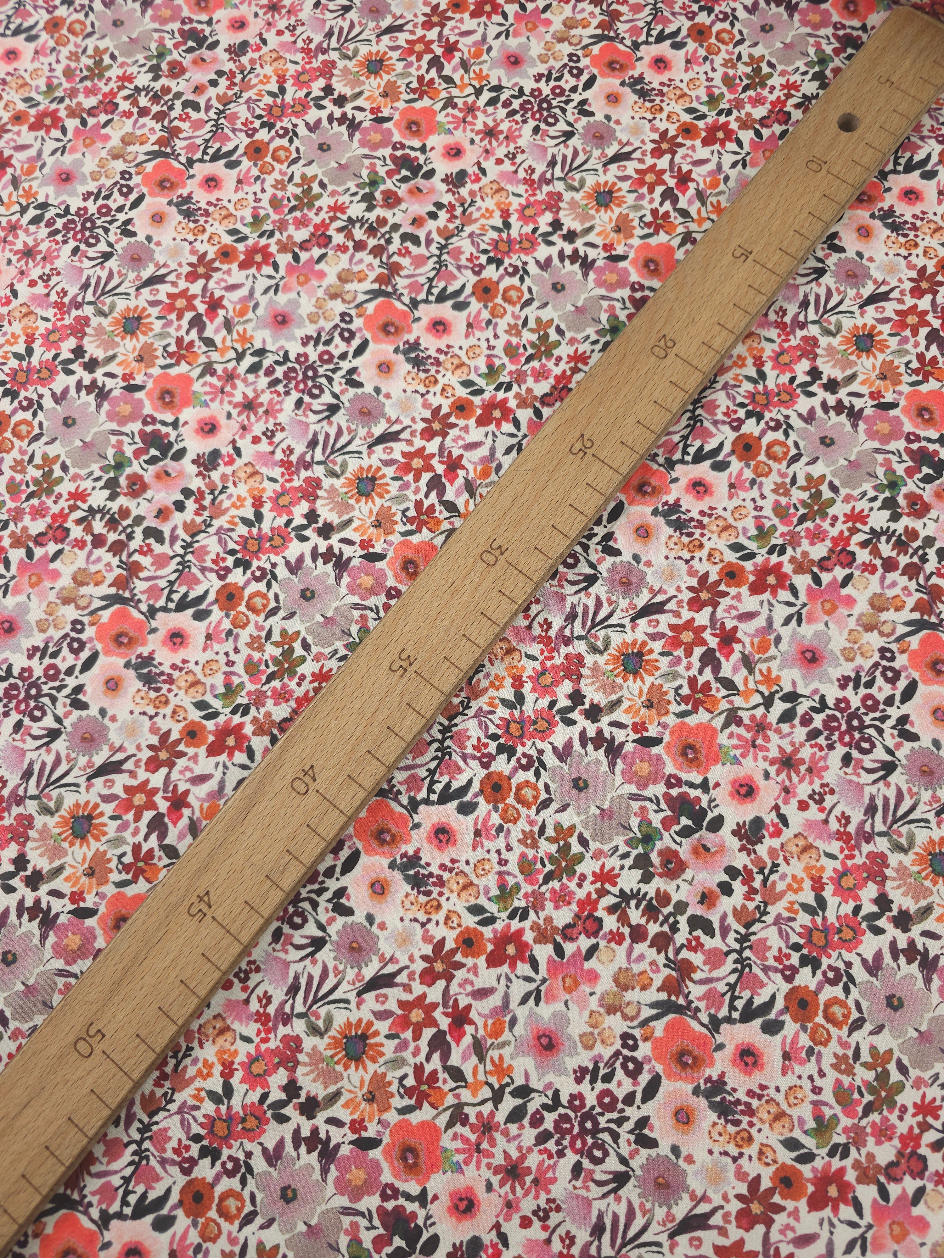 Spring Watercolour Florals 100% Cotton 57"