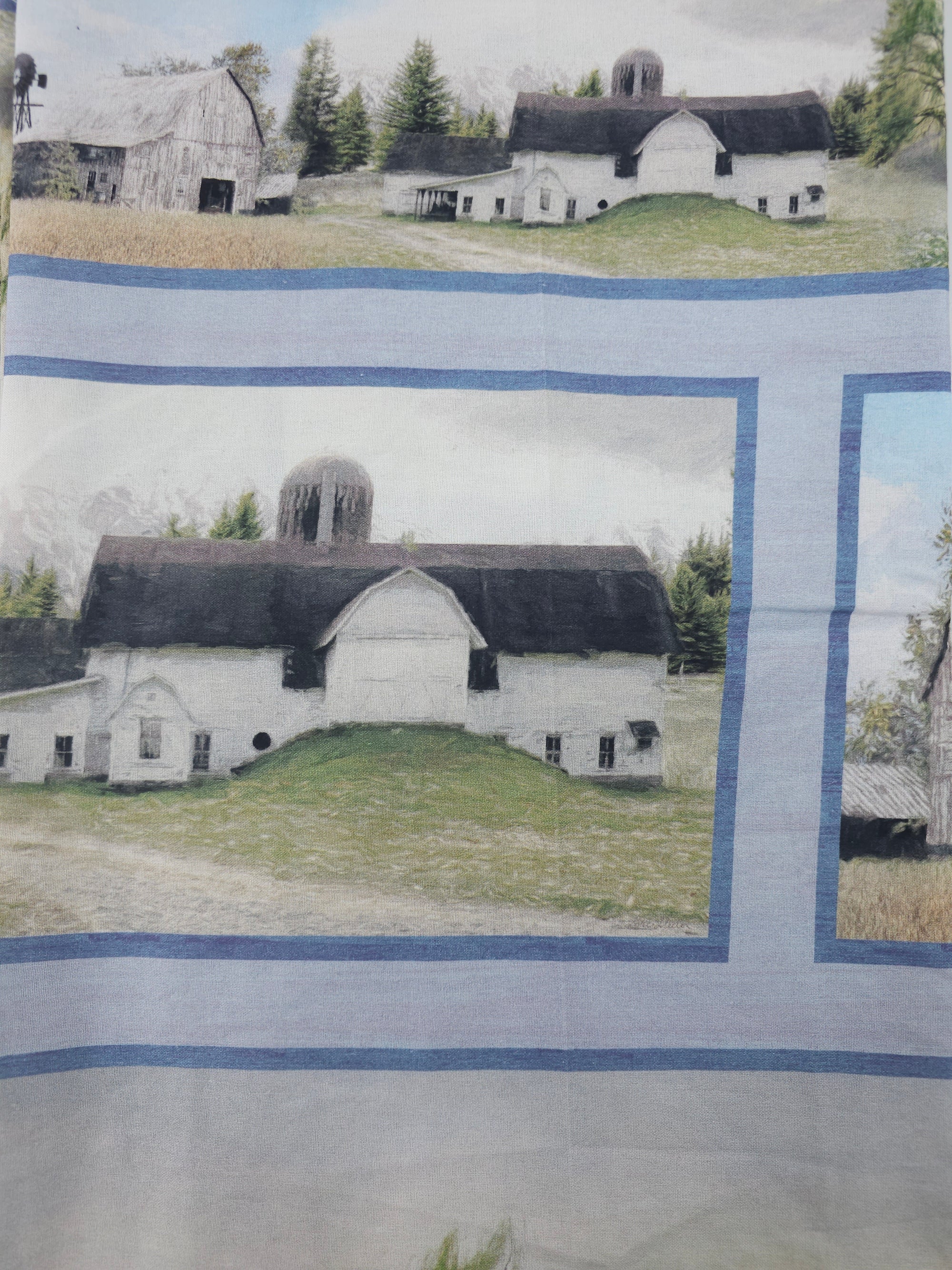 Coastal village Cotton- 2.3m piece