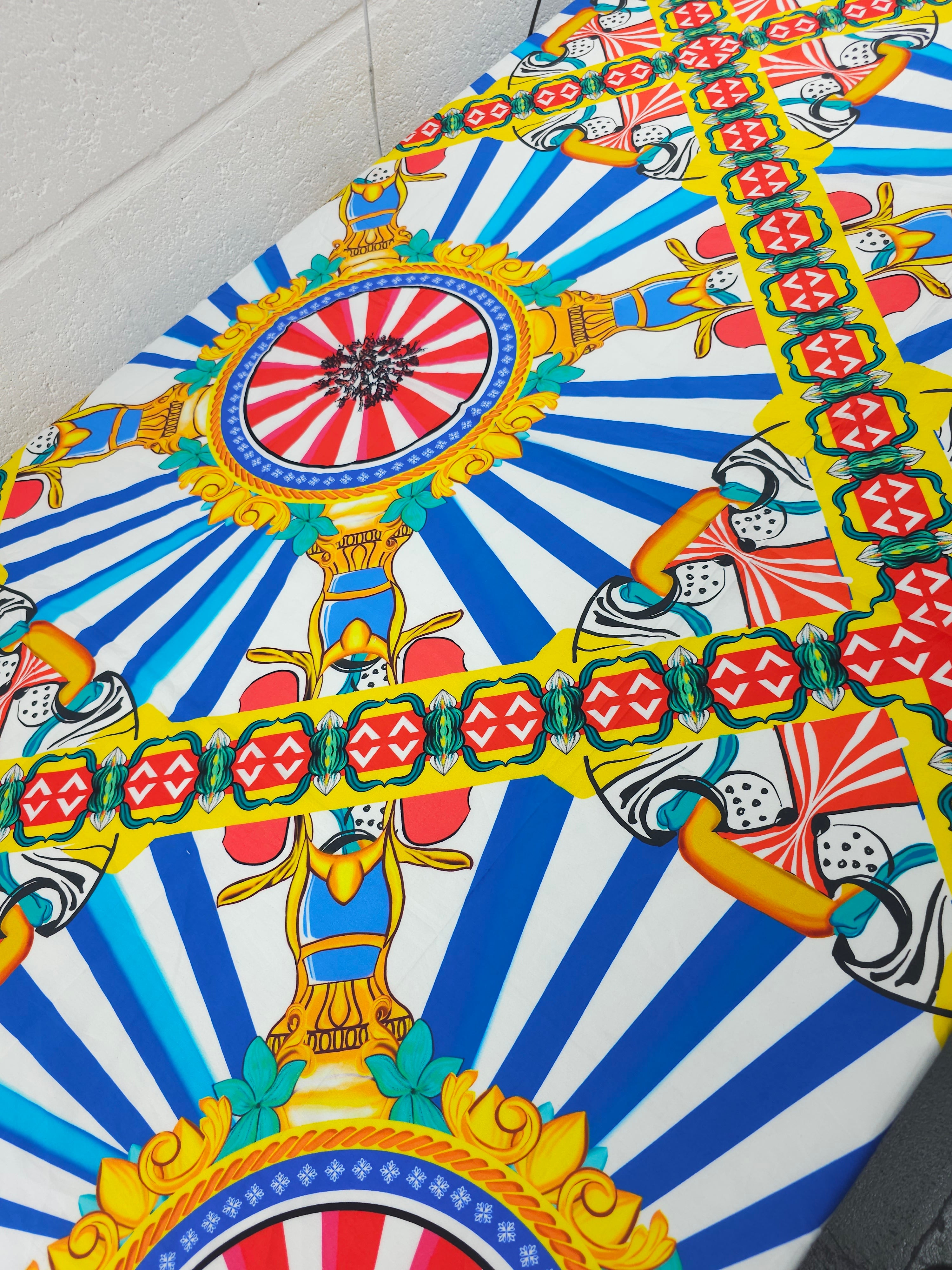 Bright Carretto Pop Cotton Poplin - Dolce & Gabbana