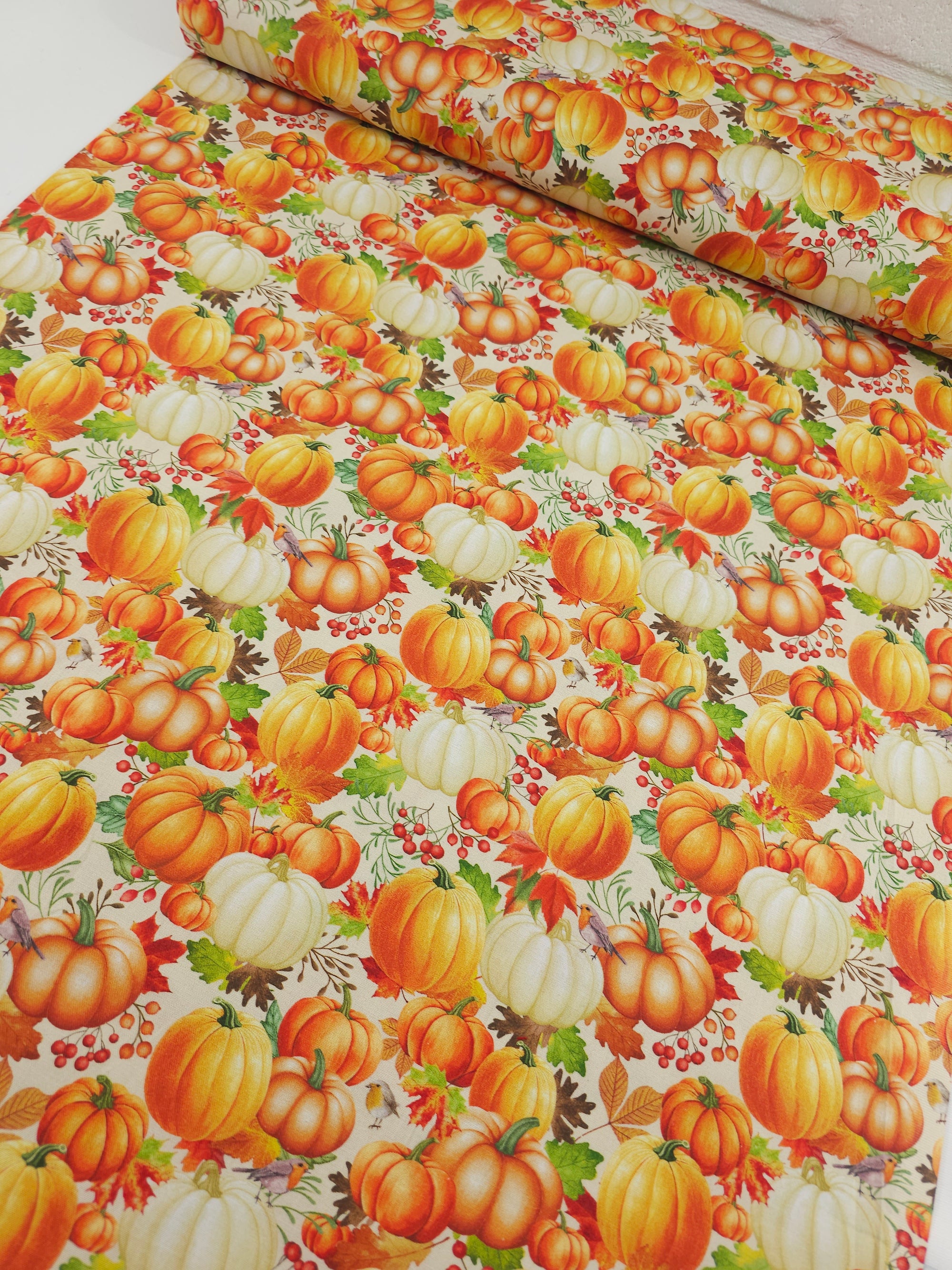 Pumpkin Harvest Patch 100% Cotton