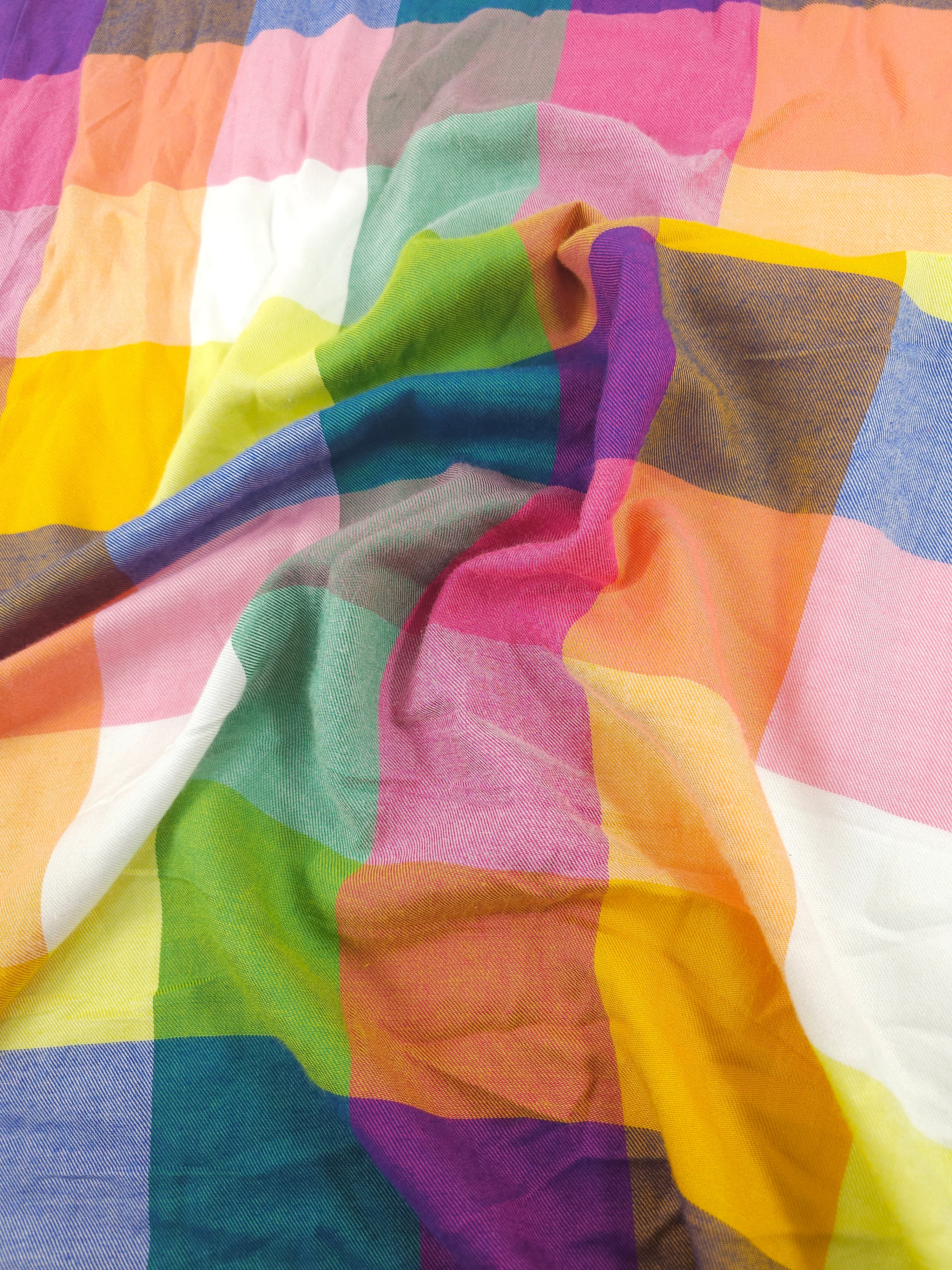 Elmer Multicolour Square Check Viscose *PRE-ORDER*