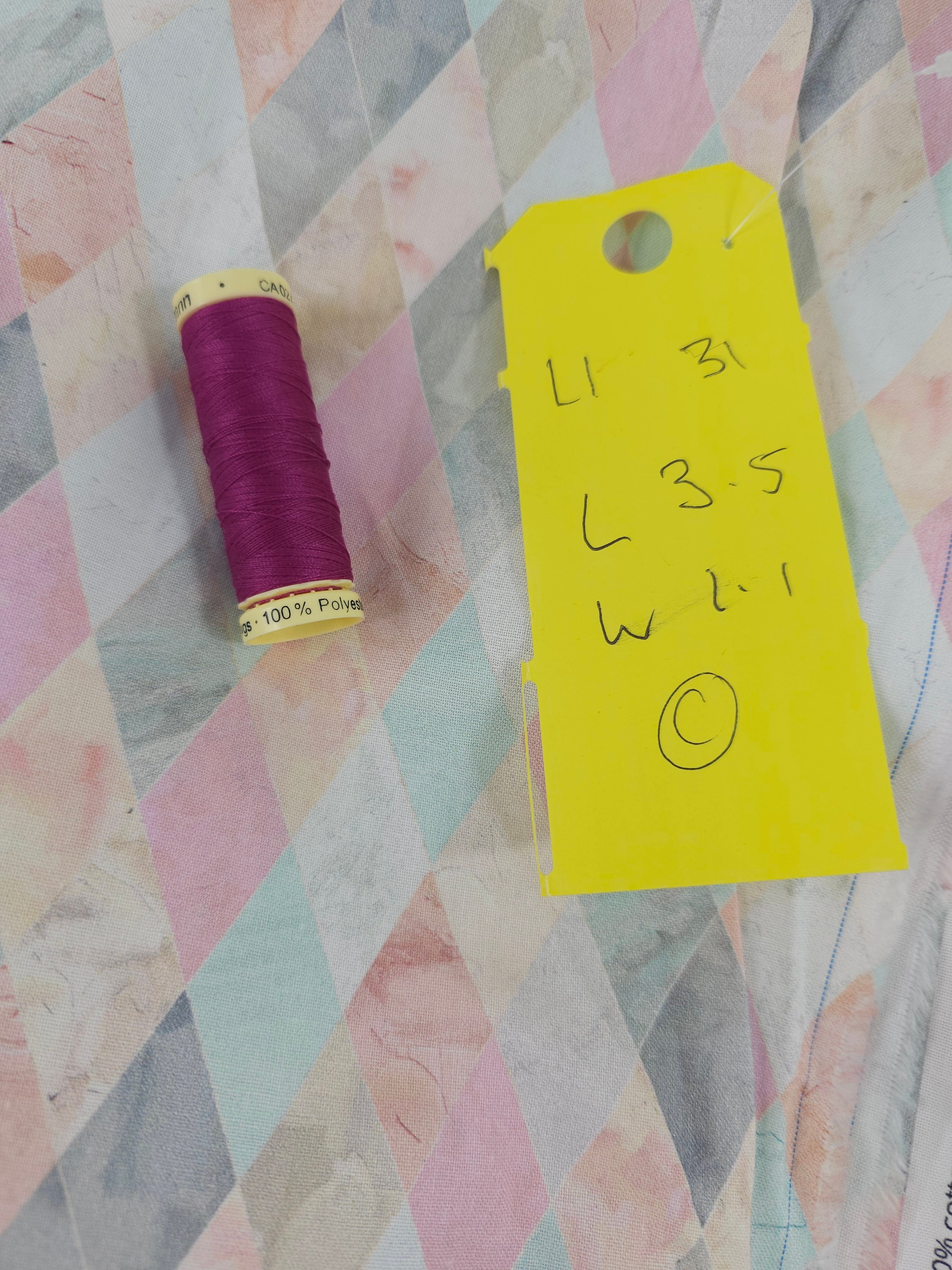 Pastel diamond Cotton- 3.5m piece