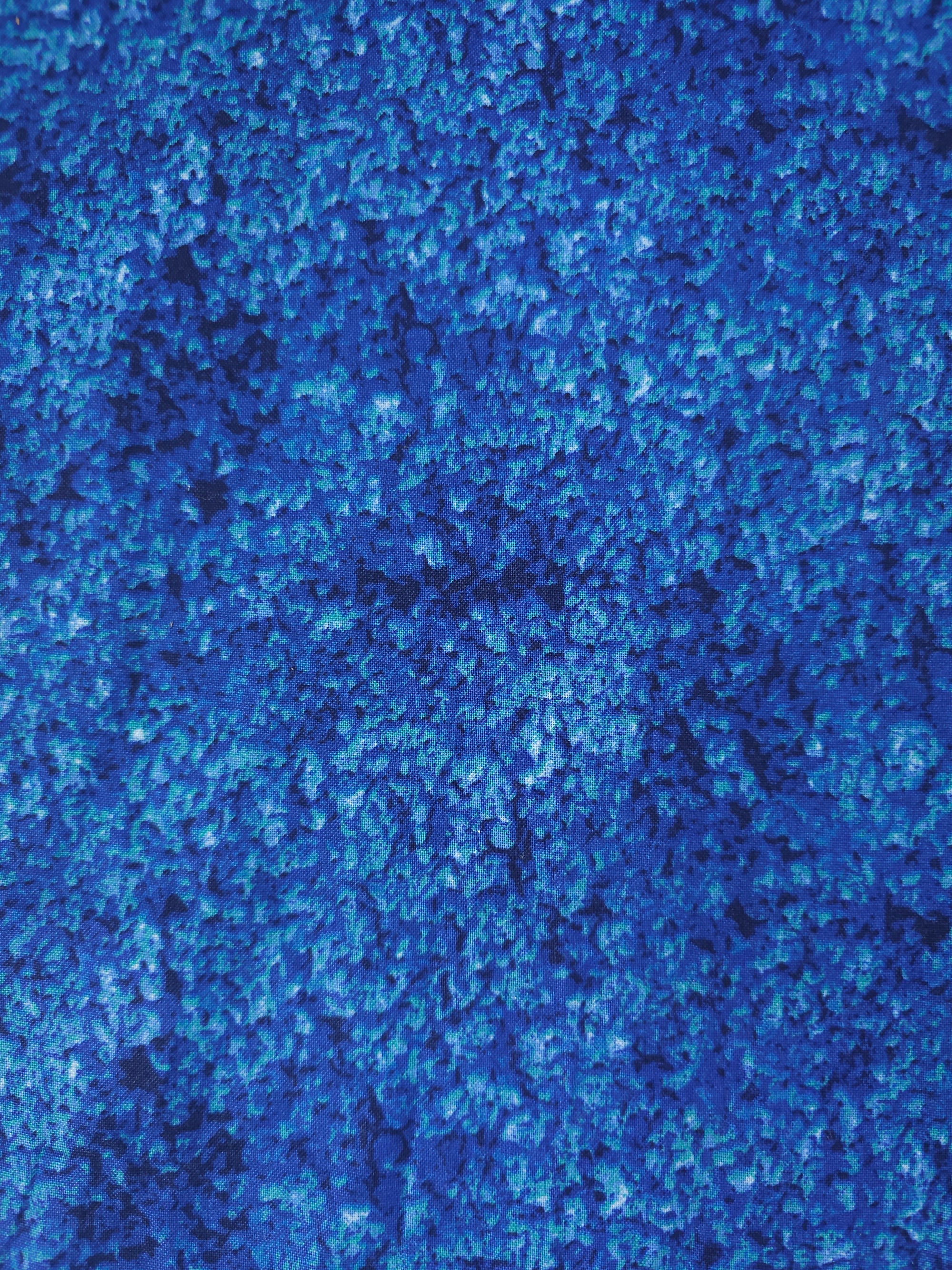Blue Duo Tone Static 100% Cotton