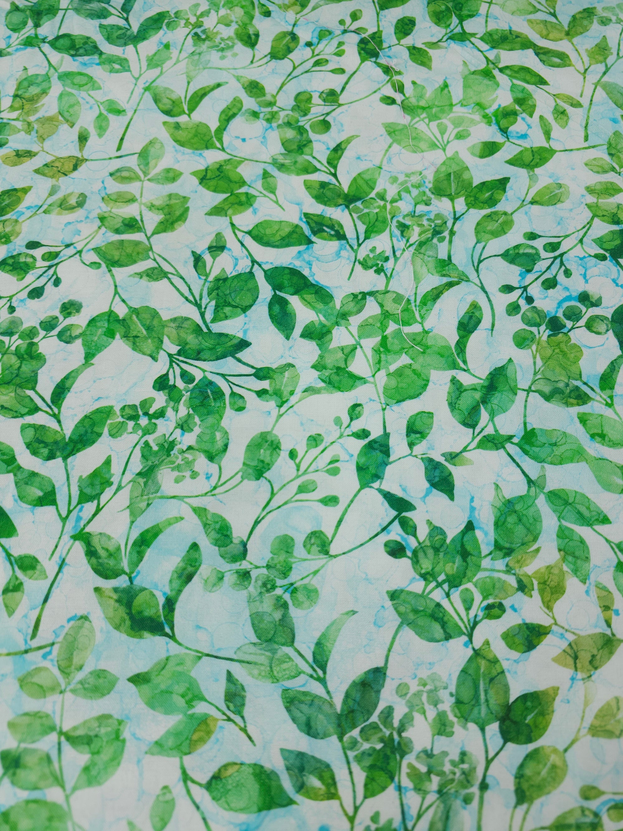 Green Concerto Leaf Vine 100% Cotton