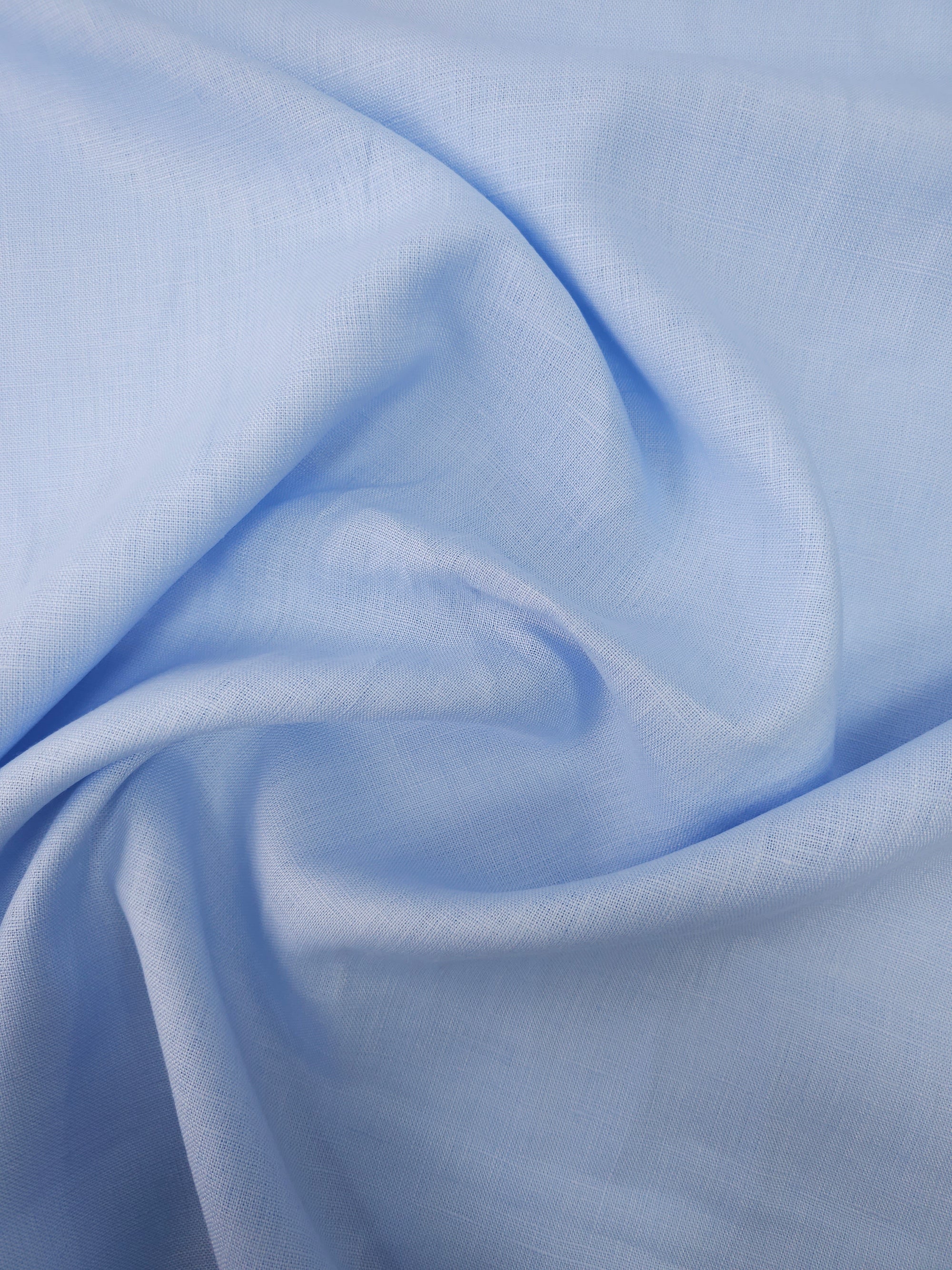 Baby Blue 100% Linen