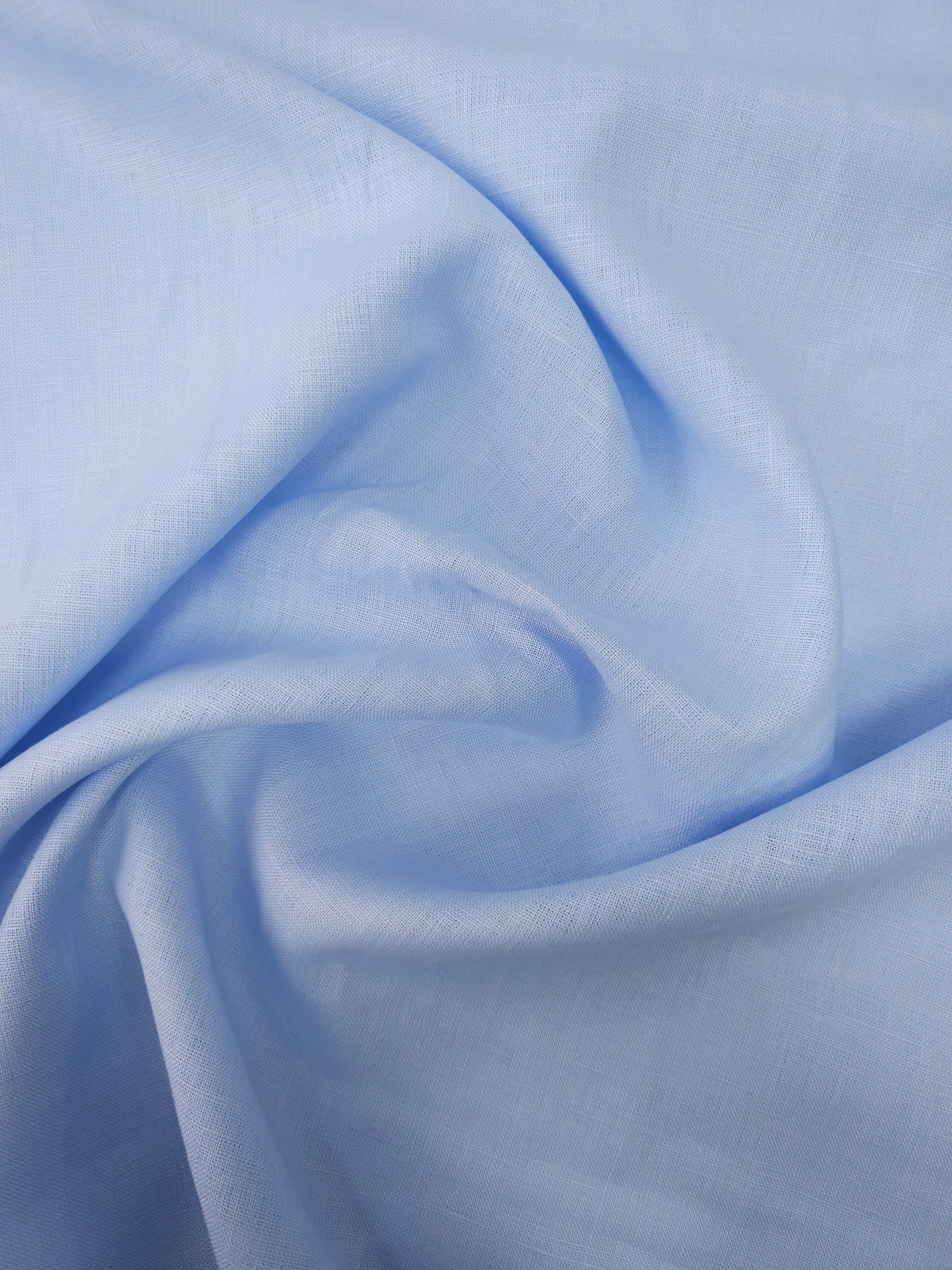 Baby Blue 100% Linen