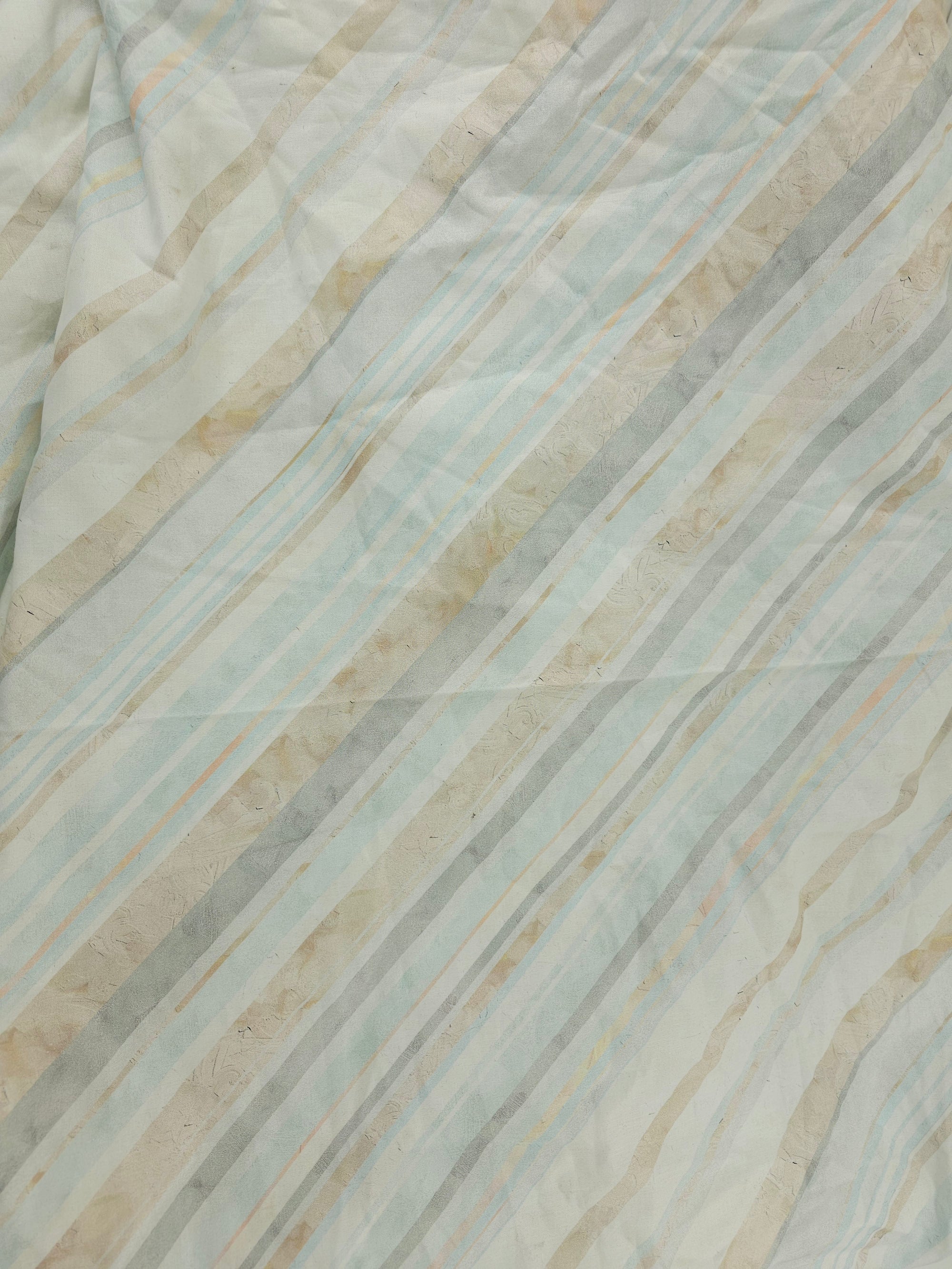 Pastel stripe Cotton- 4m piece