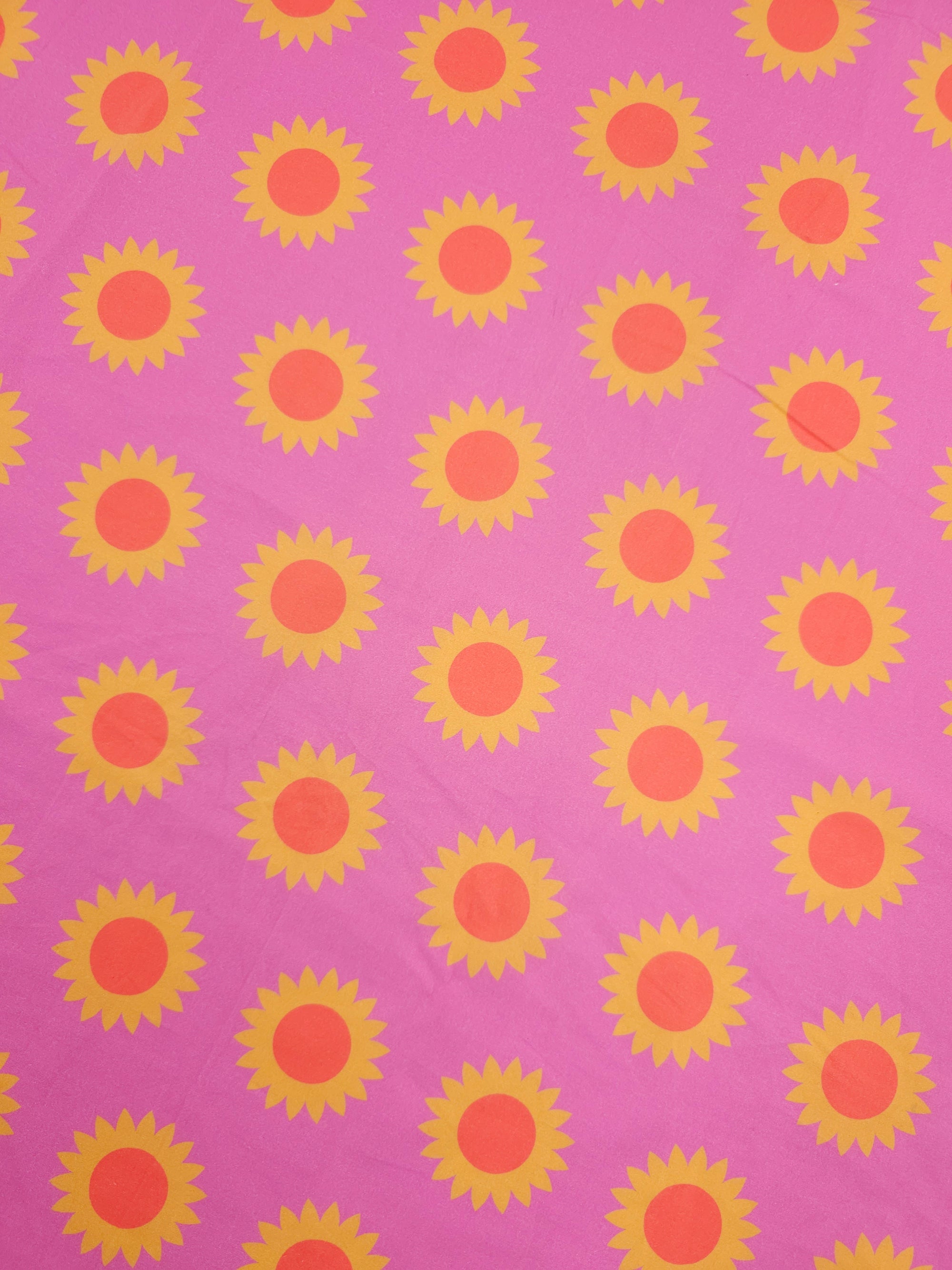 Pink/Orange Sun Daze Lightweight Cotton