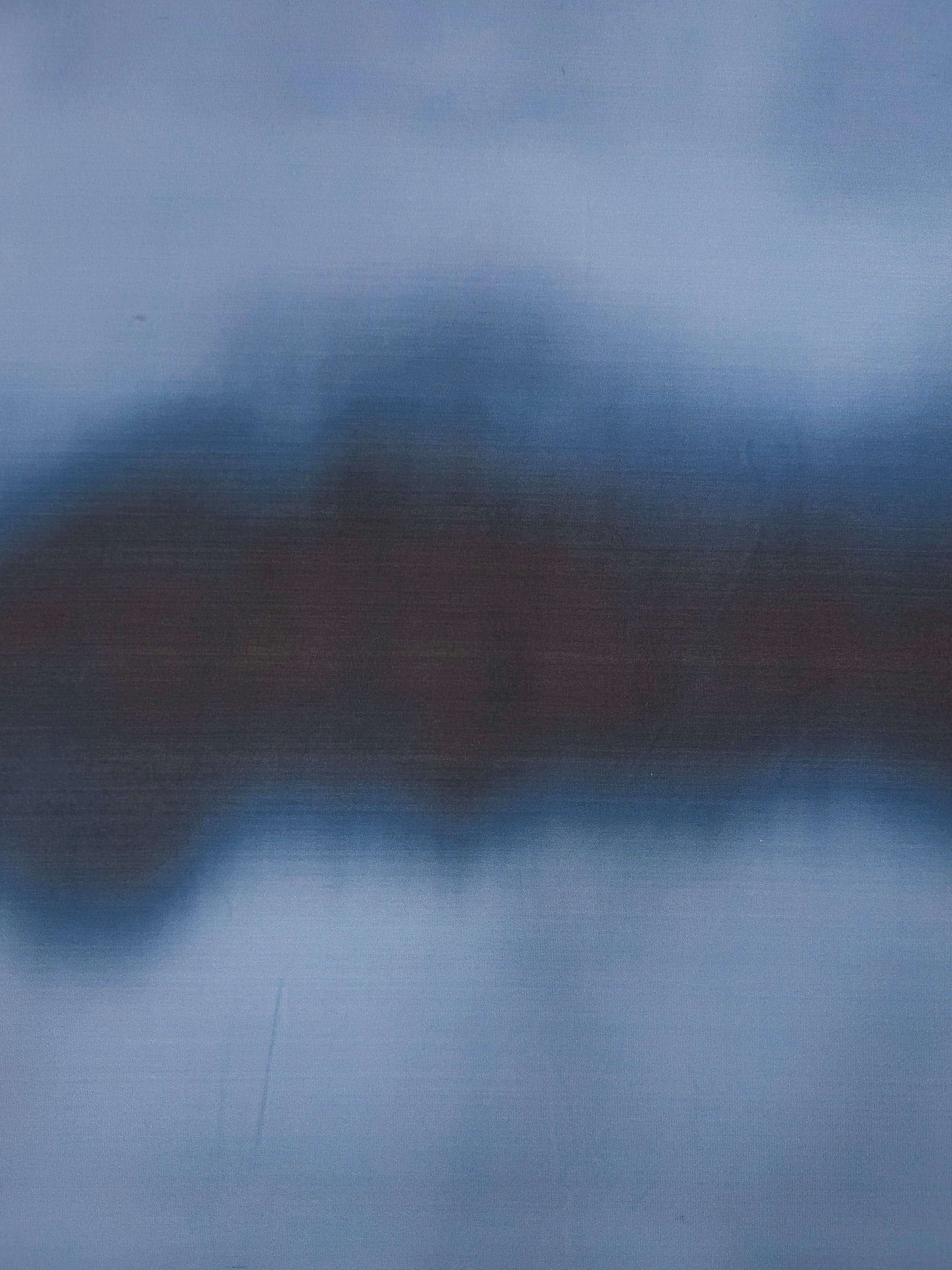 Navy/Blue Tie Dye Slinky Rayon Jersey *Farm Rio*