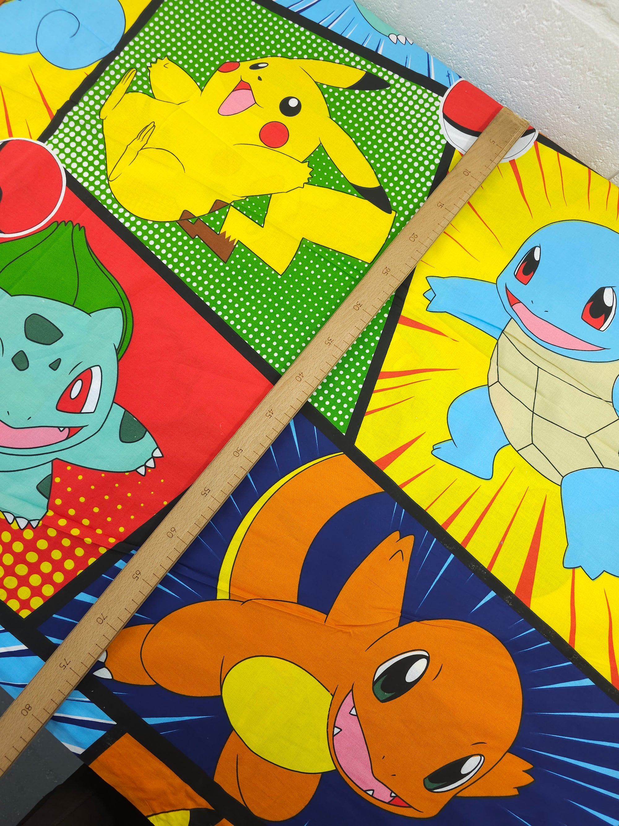 Pokemon Retro 100% Cotton 82" *EXTRA WIDE* - Tesco