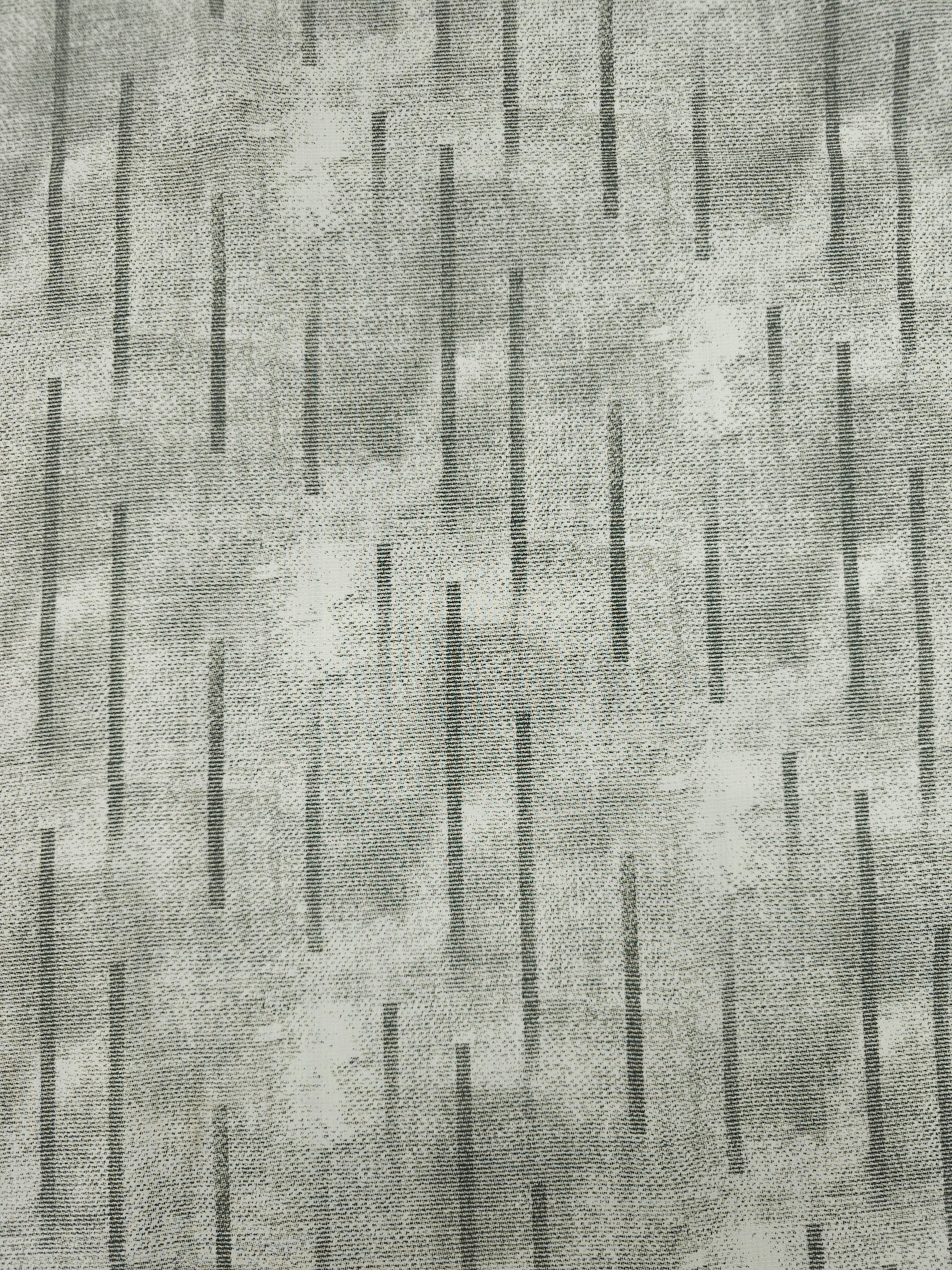 Taupe/Grey Static Stripe Slab 100% Cotton 53"
