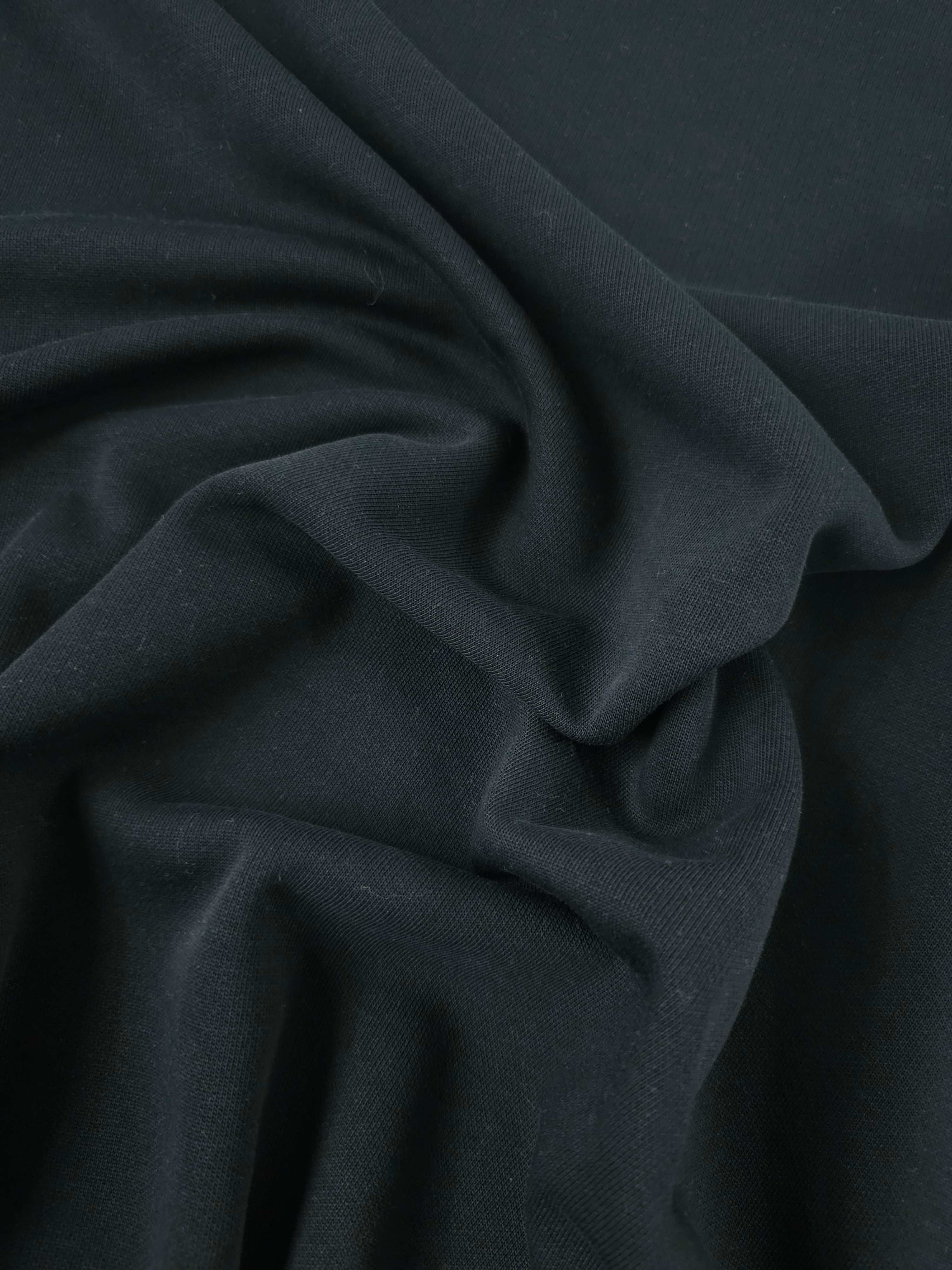 Black Loopback Terry
