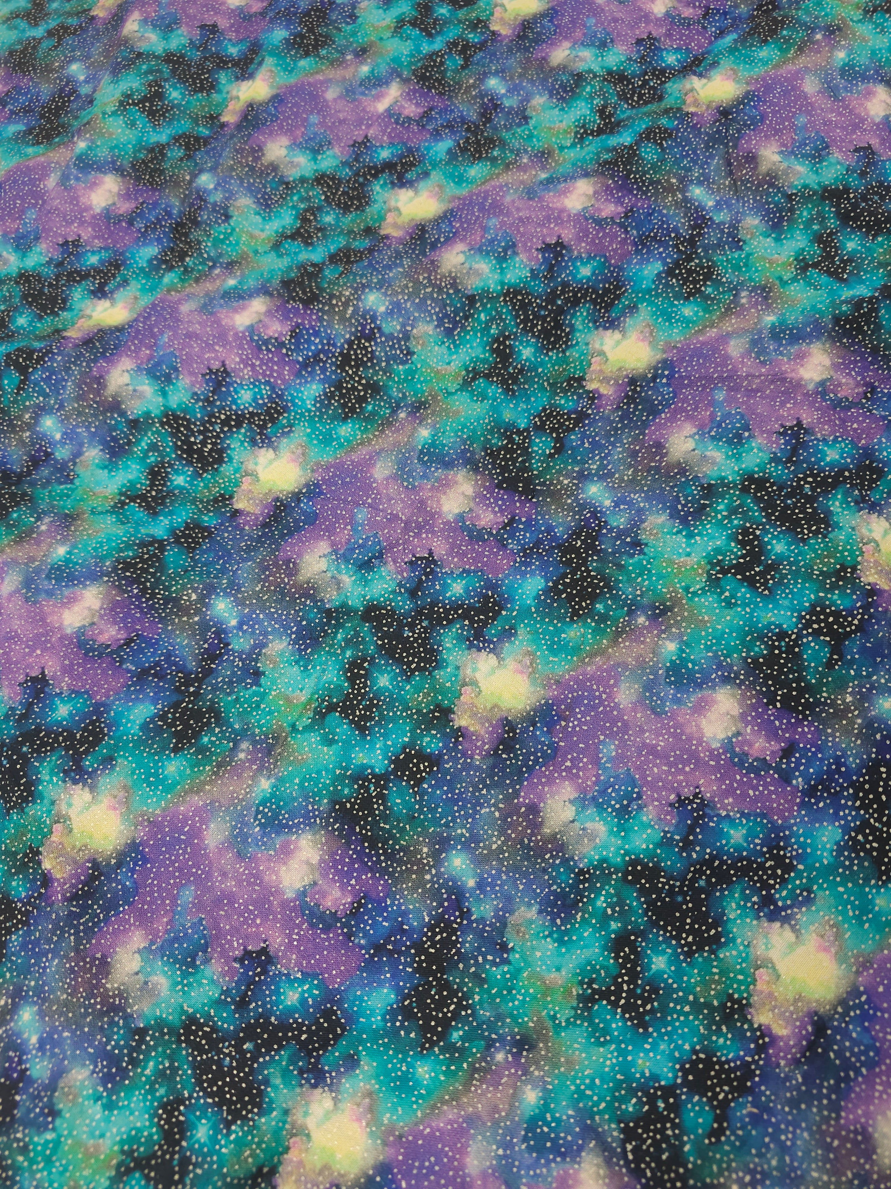 Bright galaxy Cotton- 1.5m piece