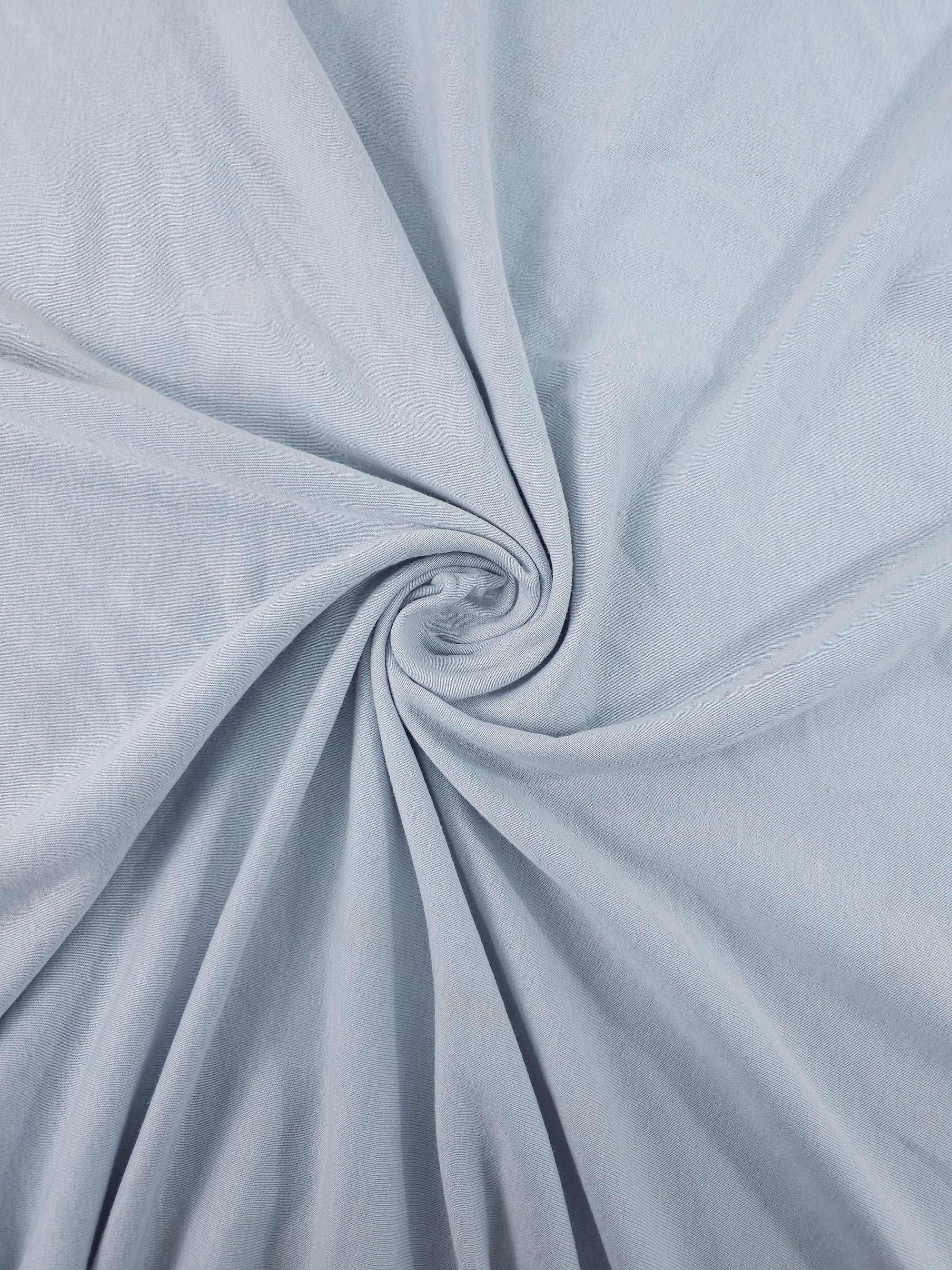 Ultra Light Greyish Blue Fleece Backed Terry