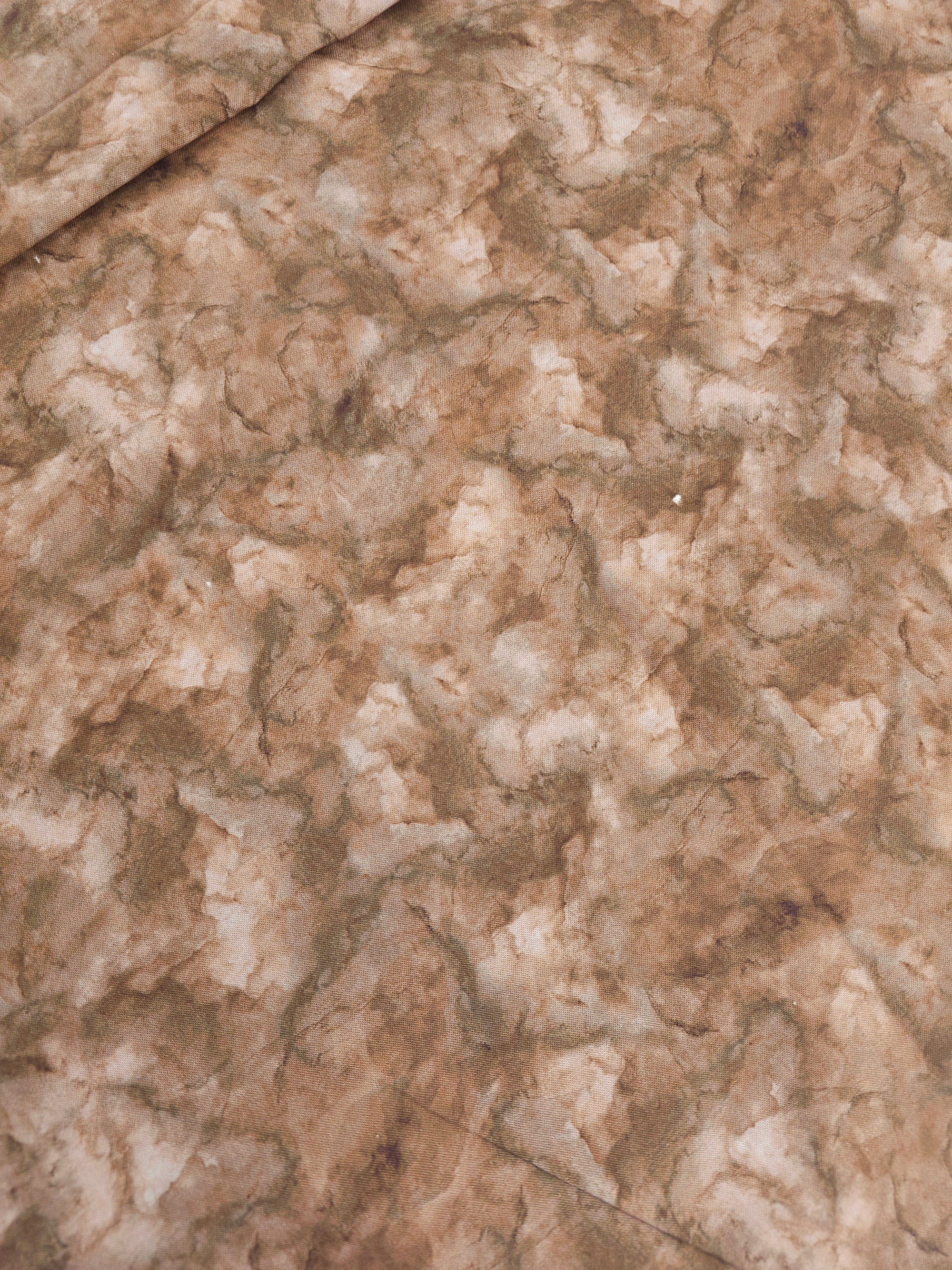 Potato brown marble Cotton- 4m piece