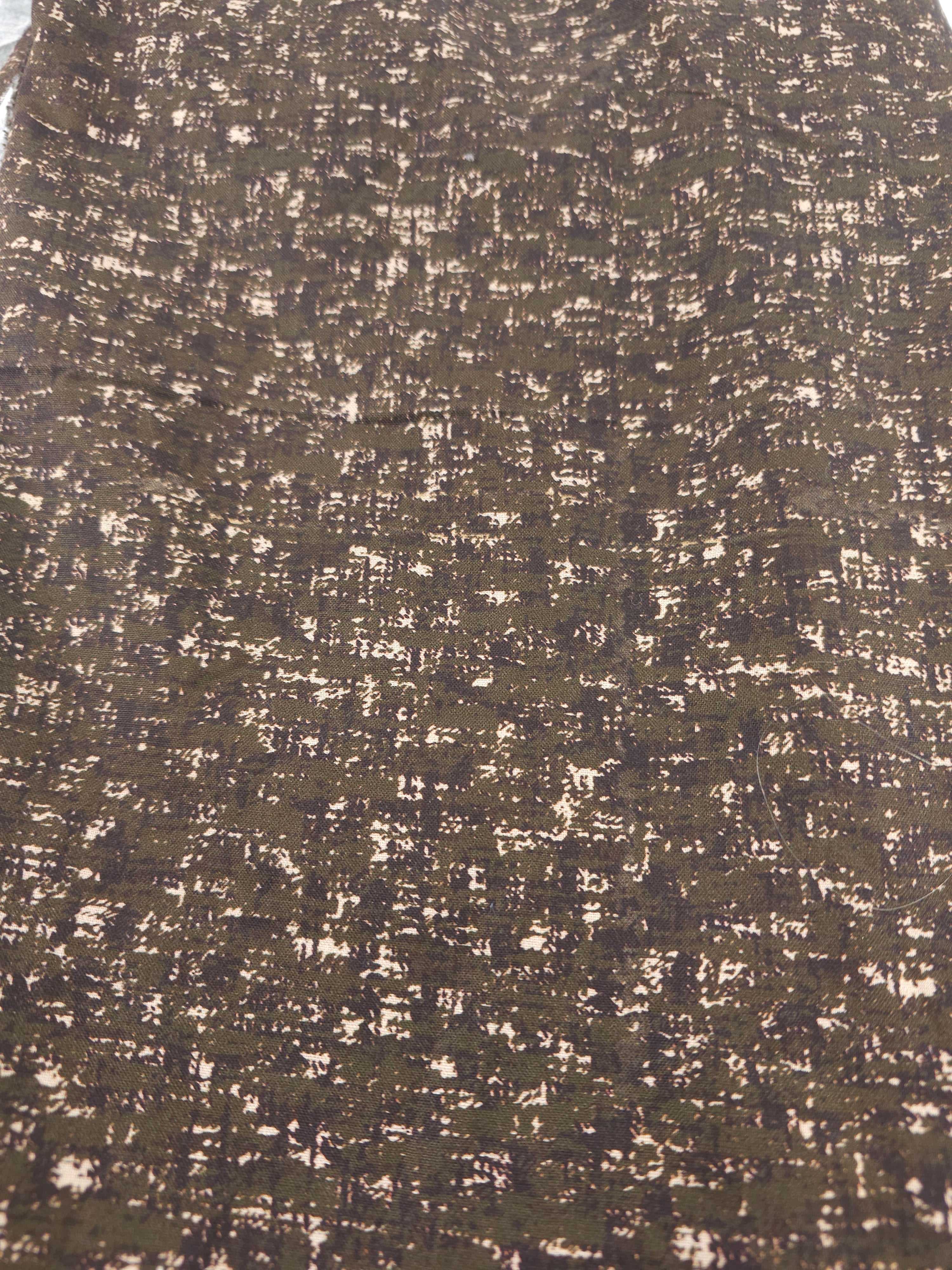 Brown texture Cotton- 4m piece