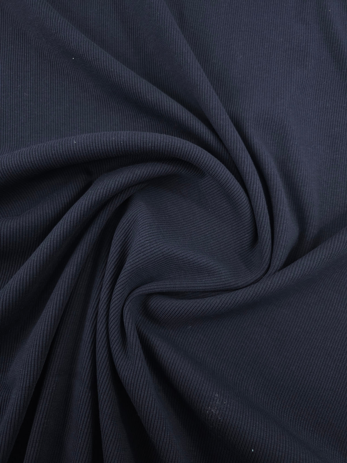 Ultra Dark Navy Tubular Ribbing