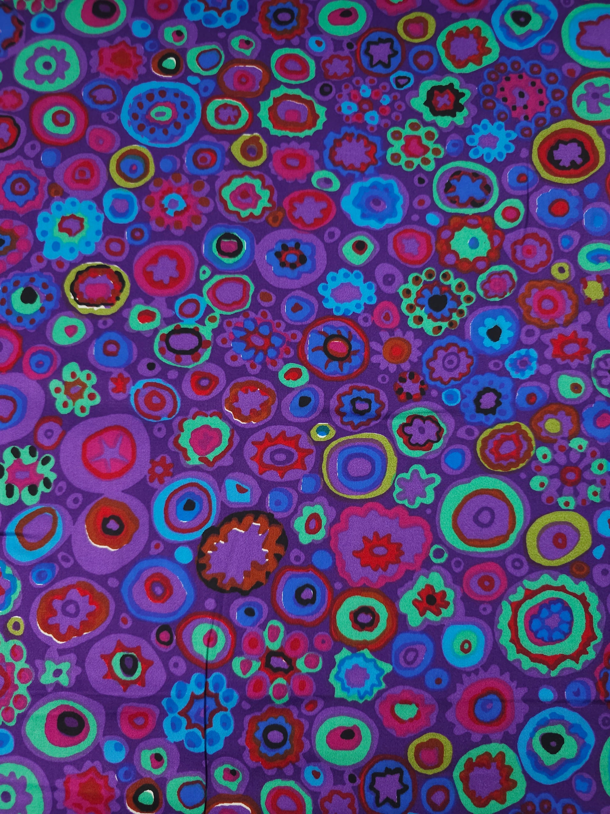 Purple Roman Glass Cotton Sateen 108" - Kaffe Fassett *EXTRA WIDE*