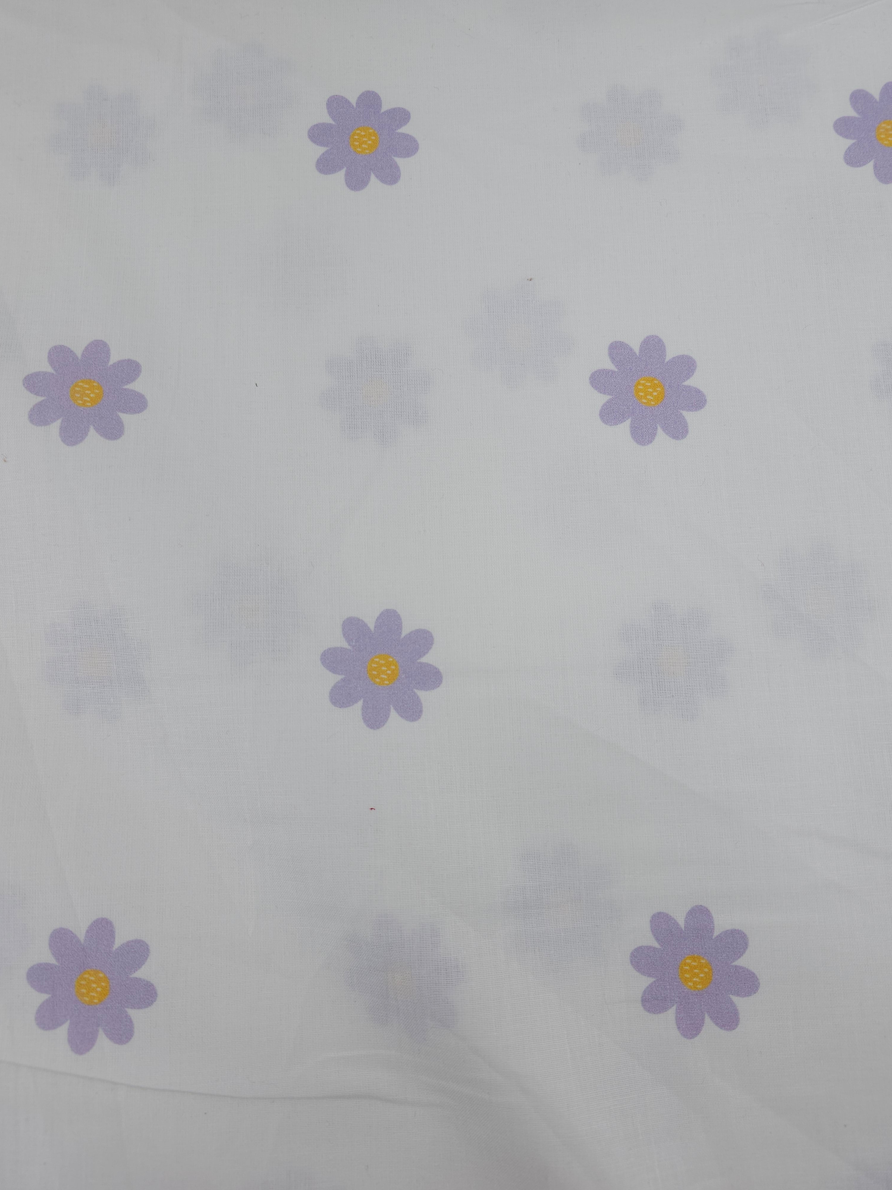 Lilac Daisy 100% Cotton 104” *EXTRA WIDE*
