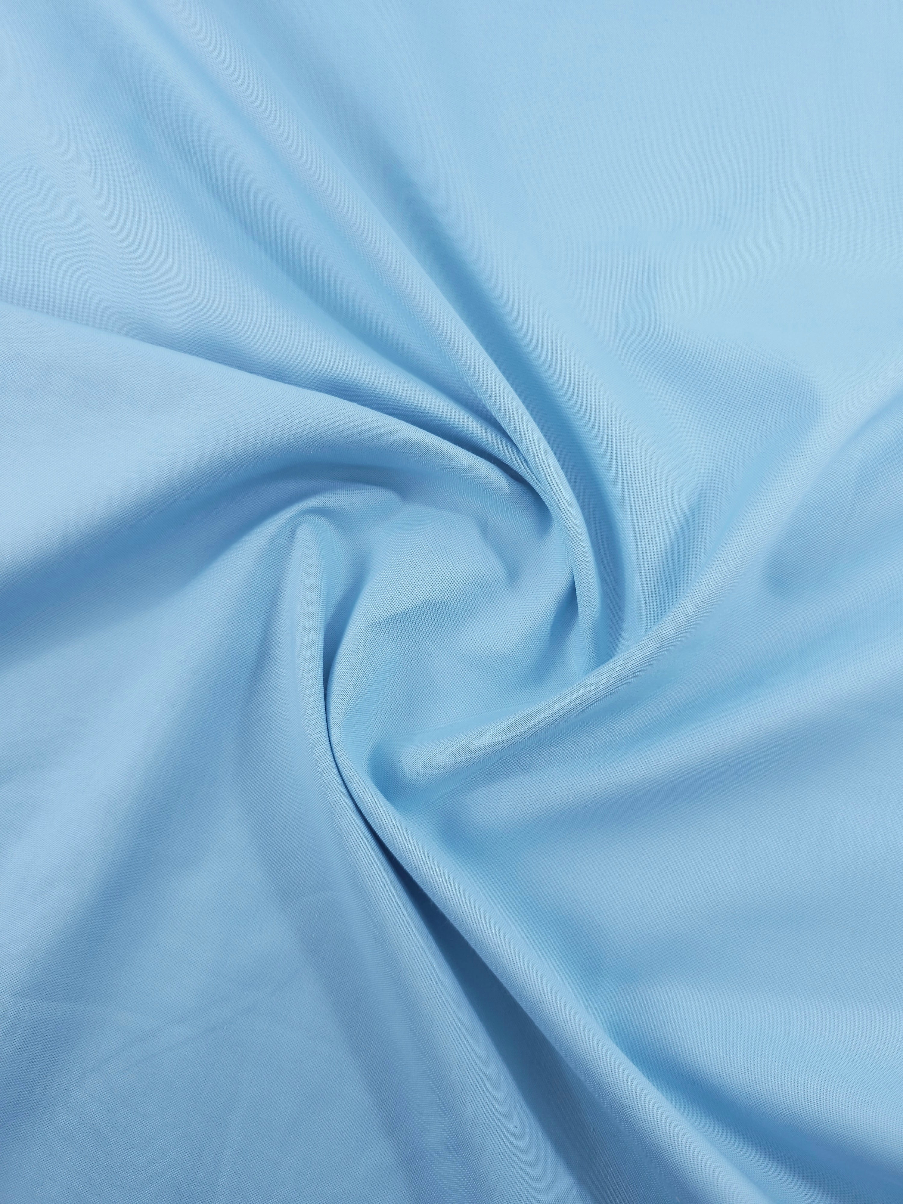 Sky Blue 100% Cotton
