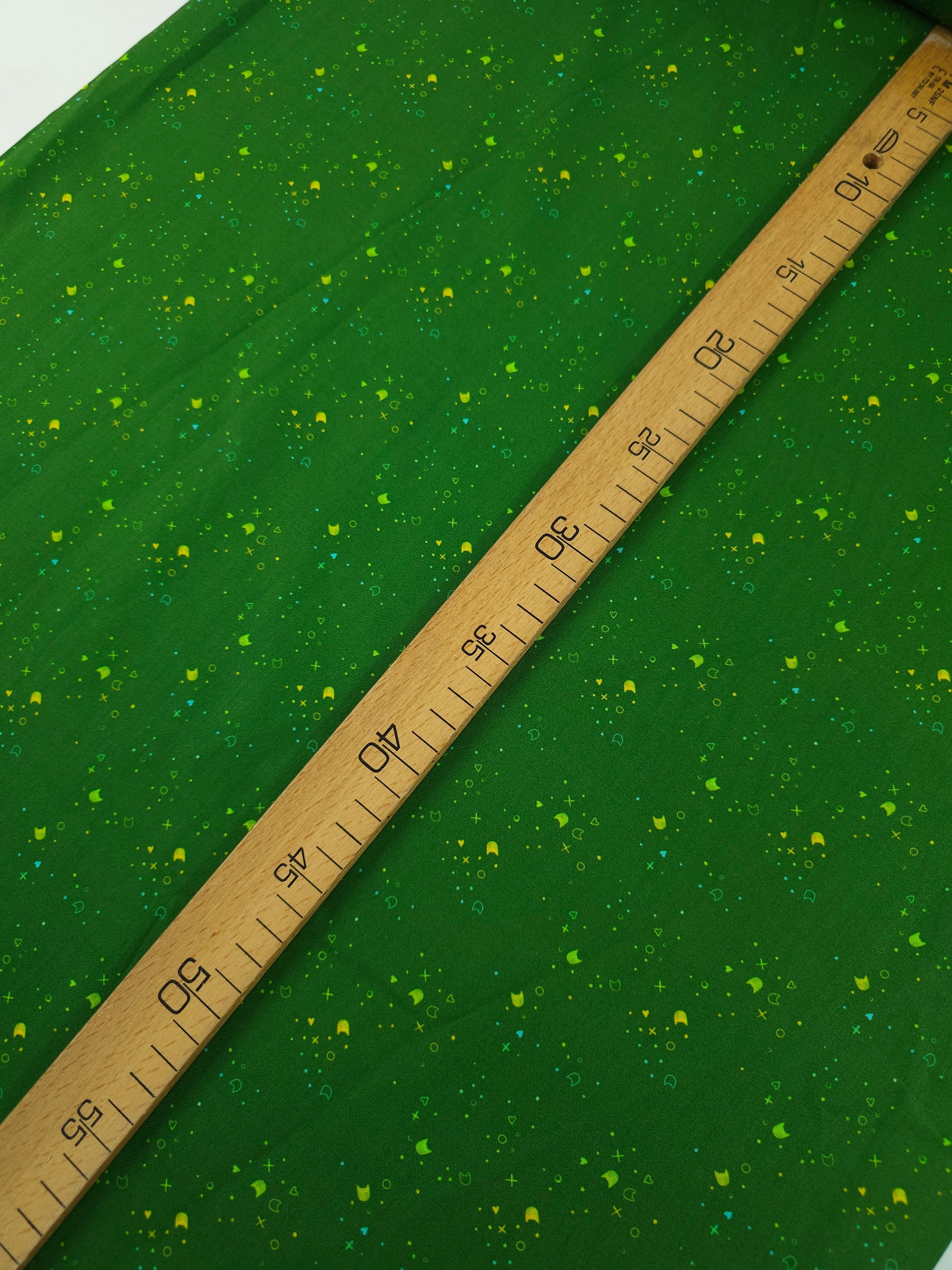 Green Kitty Litter 100% Cotton - Pammie Jane