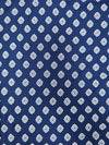 Navy Abstract Flower Petal Viscose Jersey