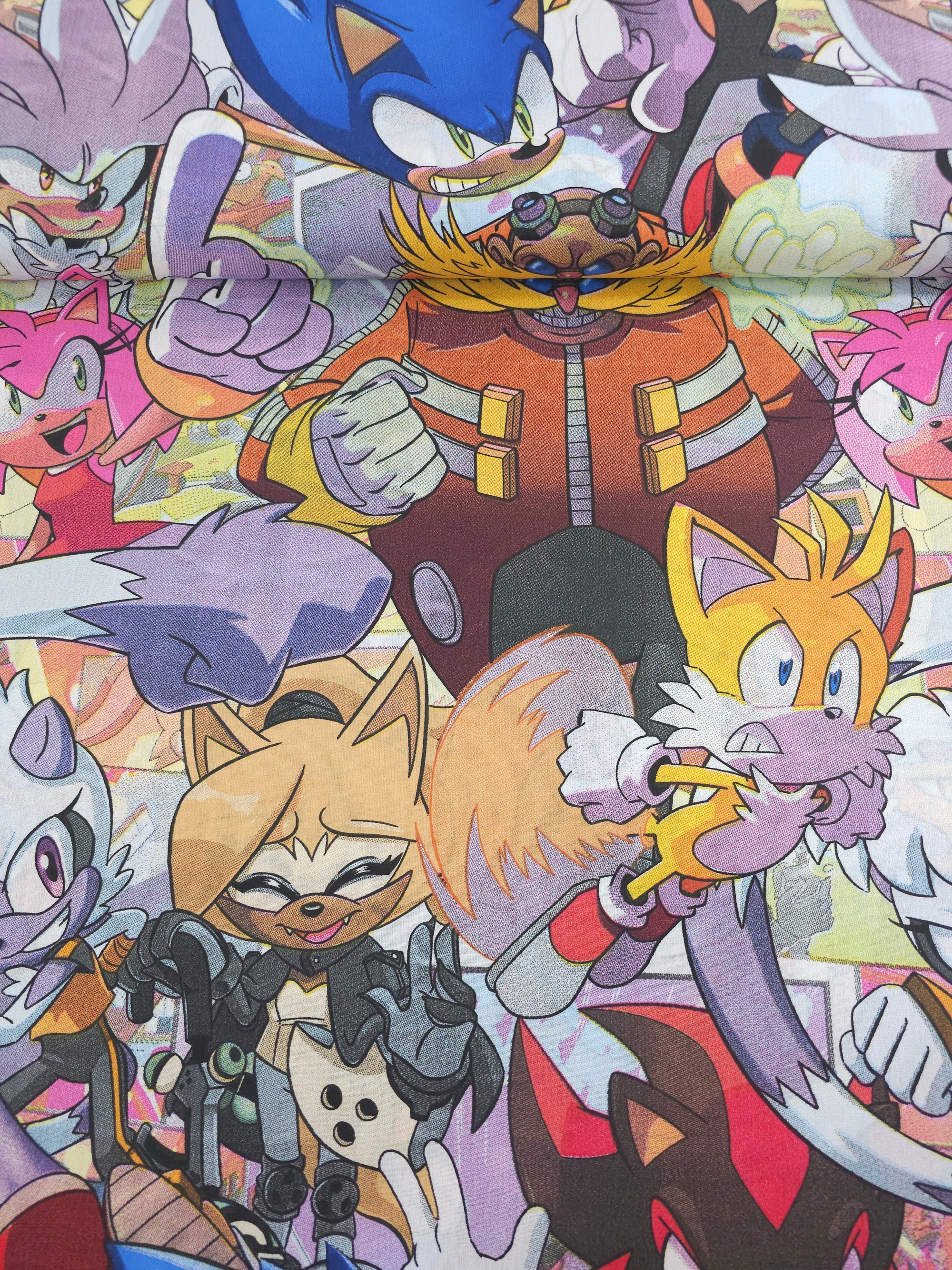 Sonic and Friends 100% Cotton 115" *EXTRA WIDE*