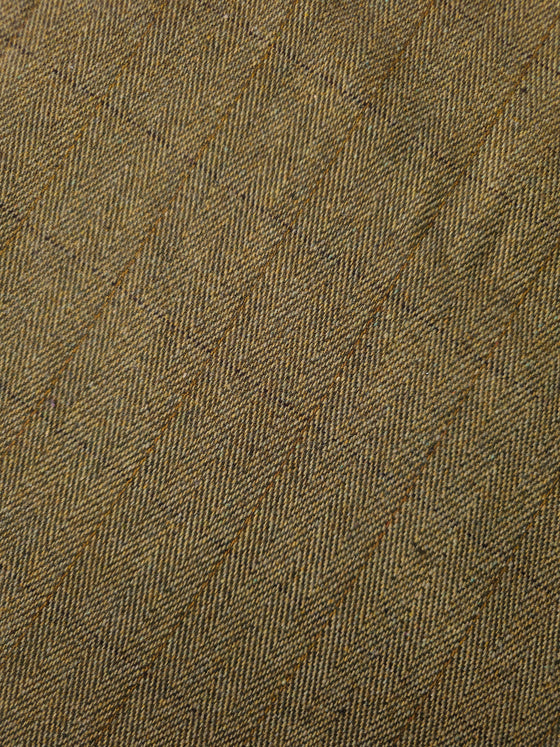Olive Herringbone Wool Mix