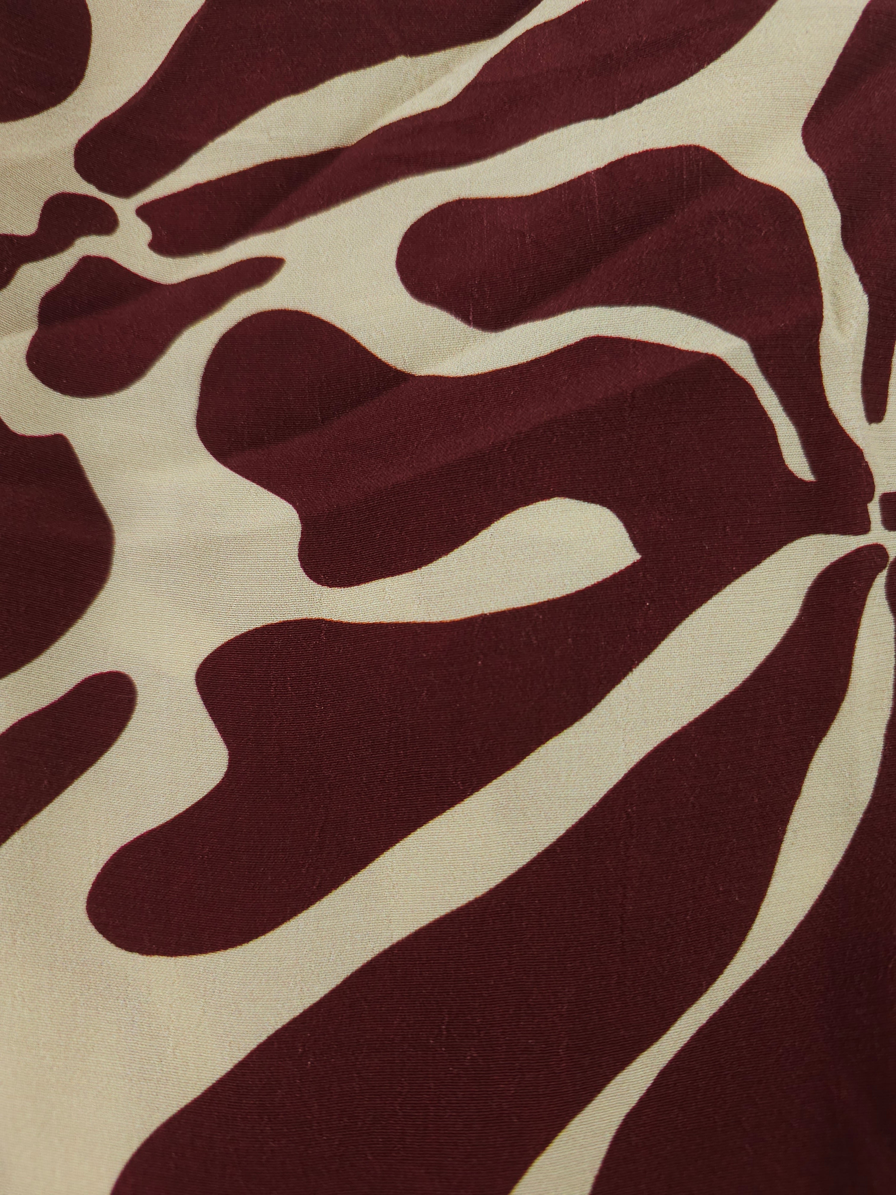 Reddish brown mattisse Viscose crepe- 3.5m piece