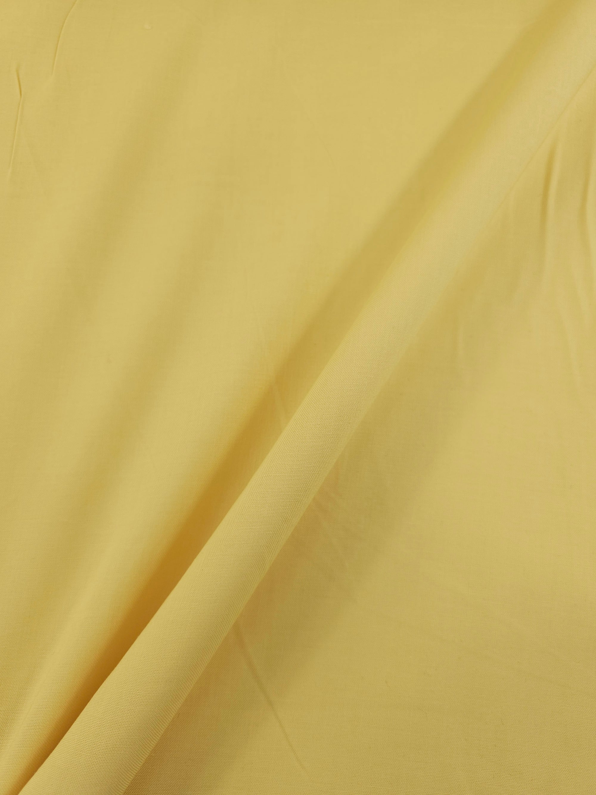 Butter Yellow 100% Cotton