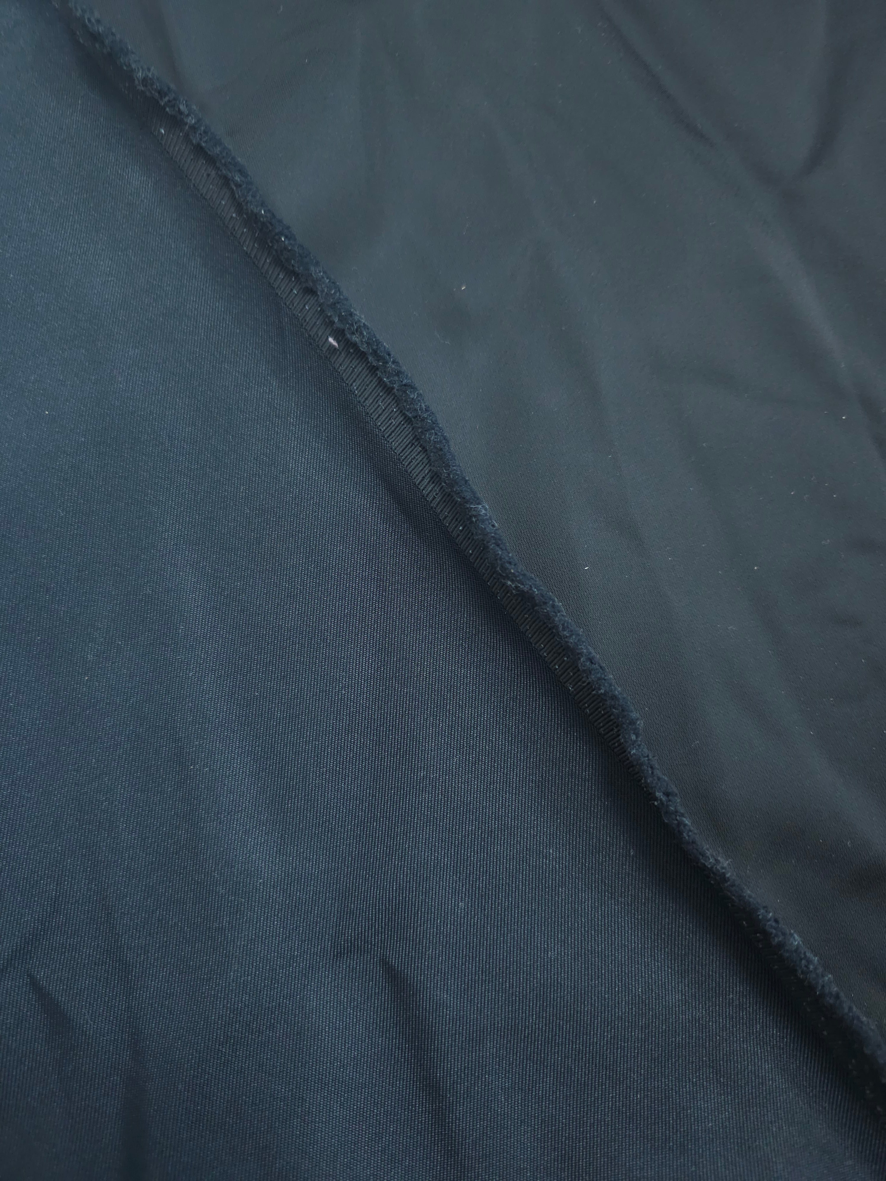 Black Heavyweight Poly Satin