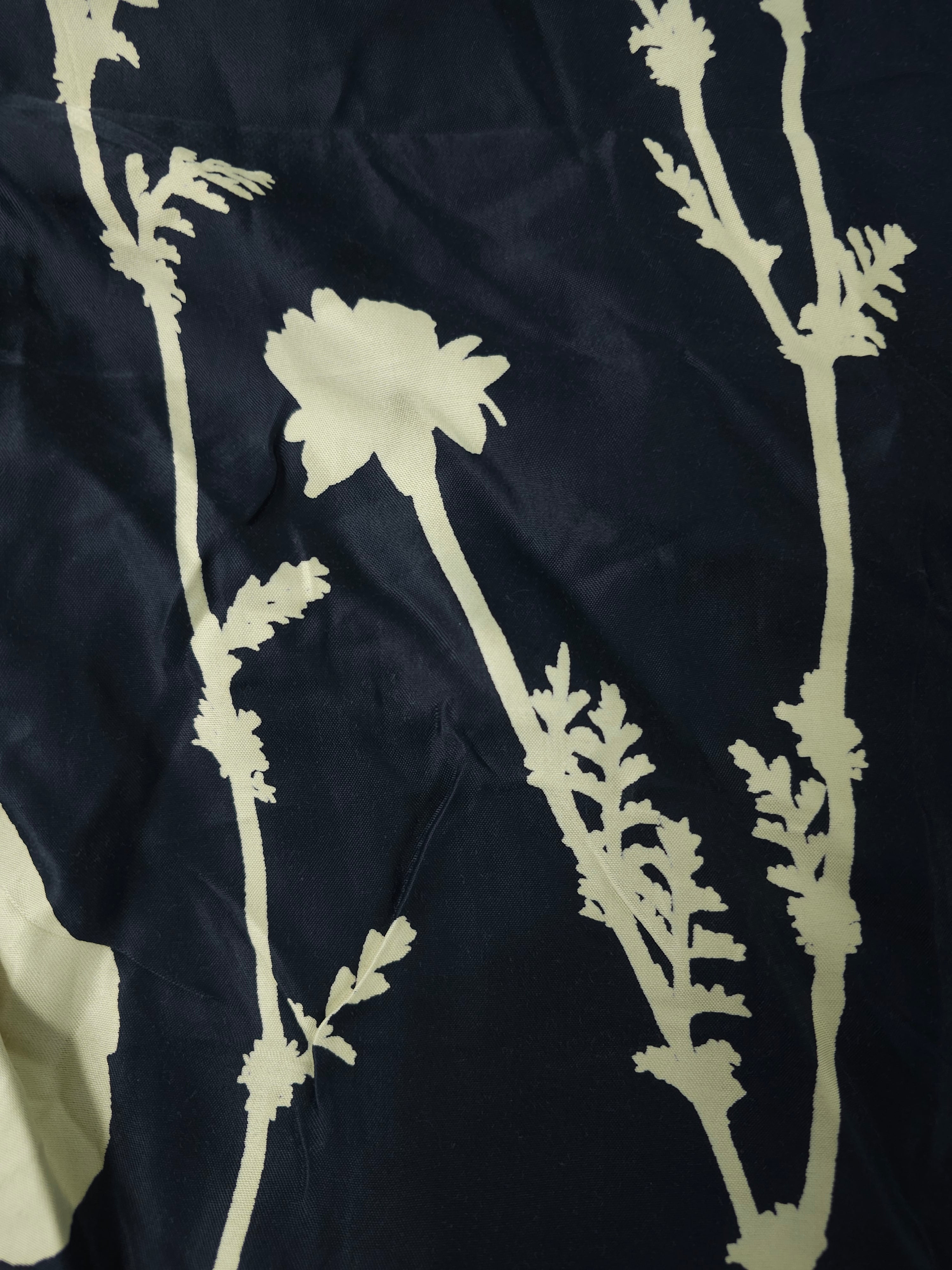 Dark thistle stem Viscose sateen- 3m piece