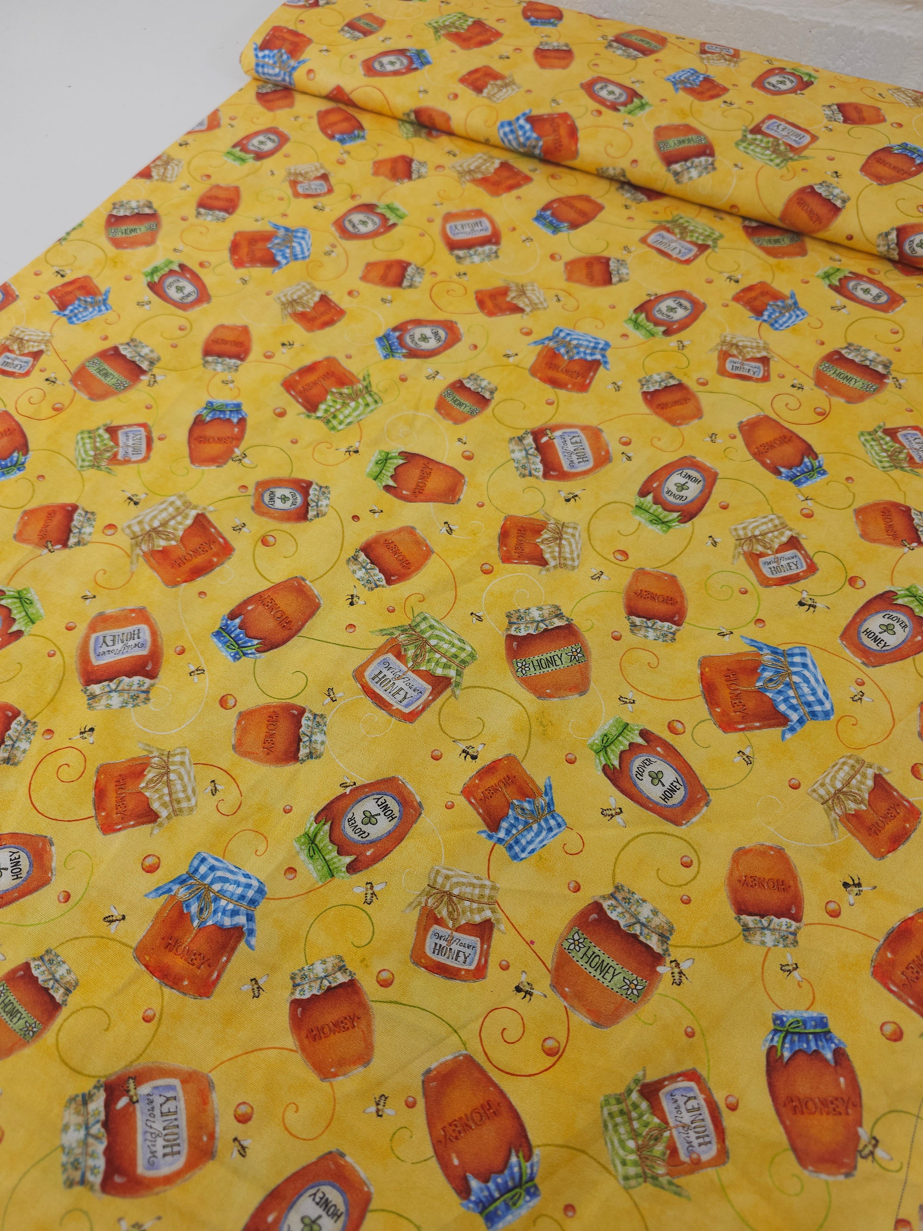 Marigold Retro Honey Pot 100% Cotton